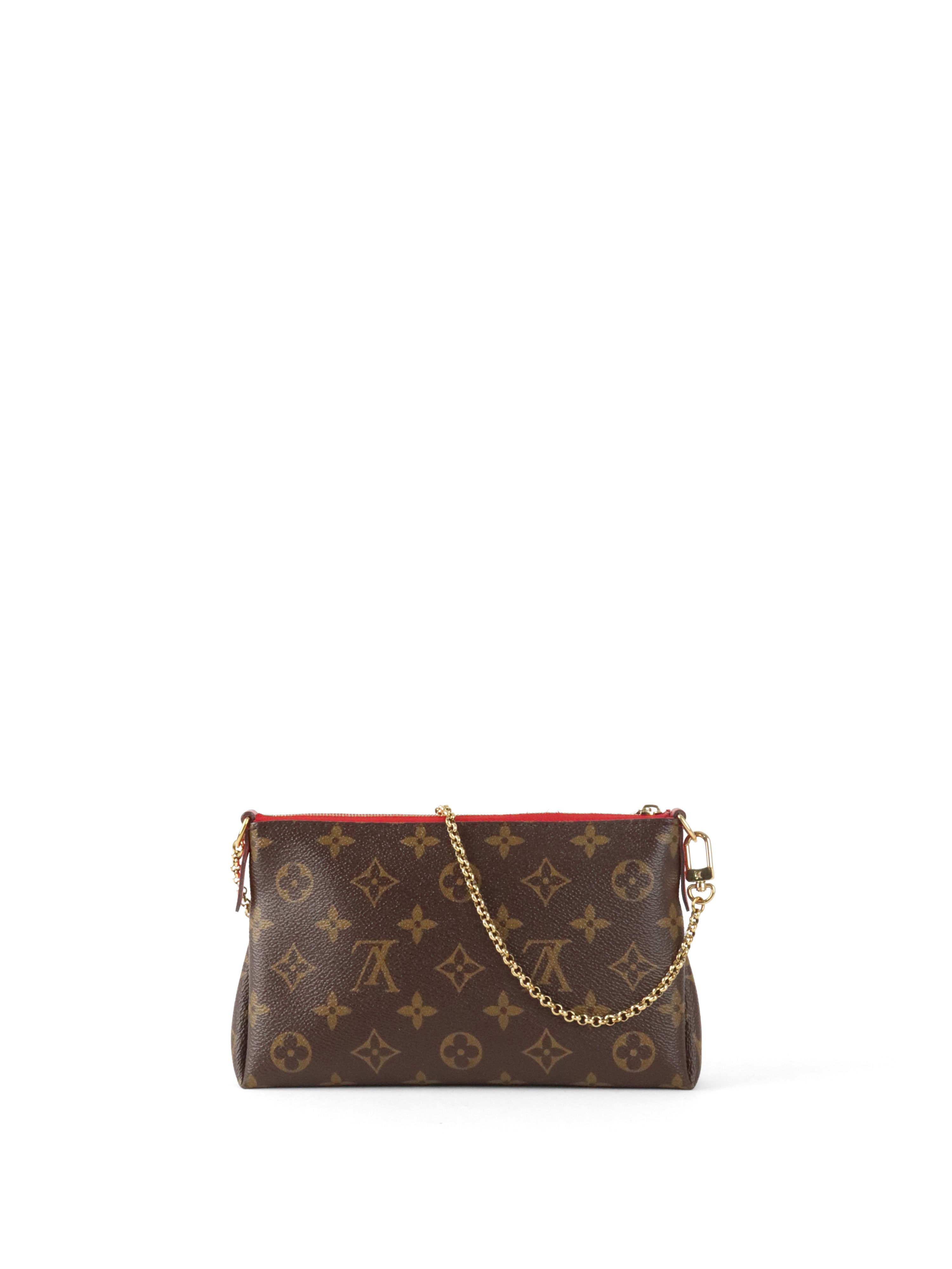Louis Vuitton Red Pallas Clutch
