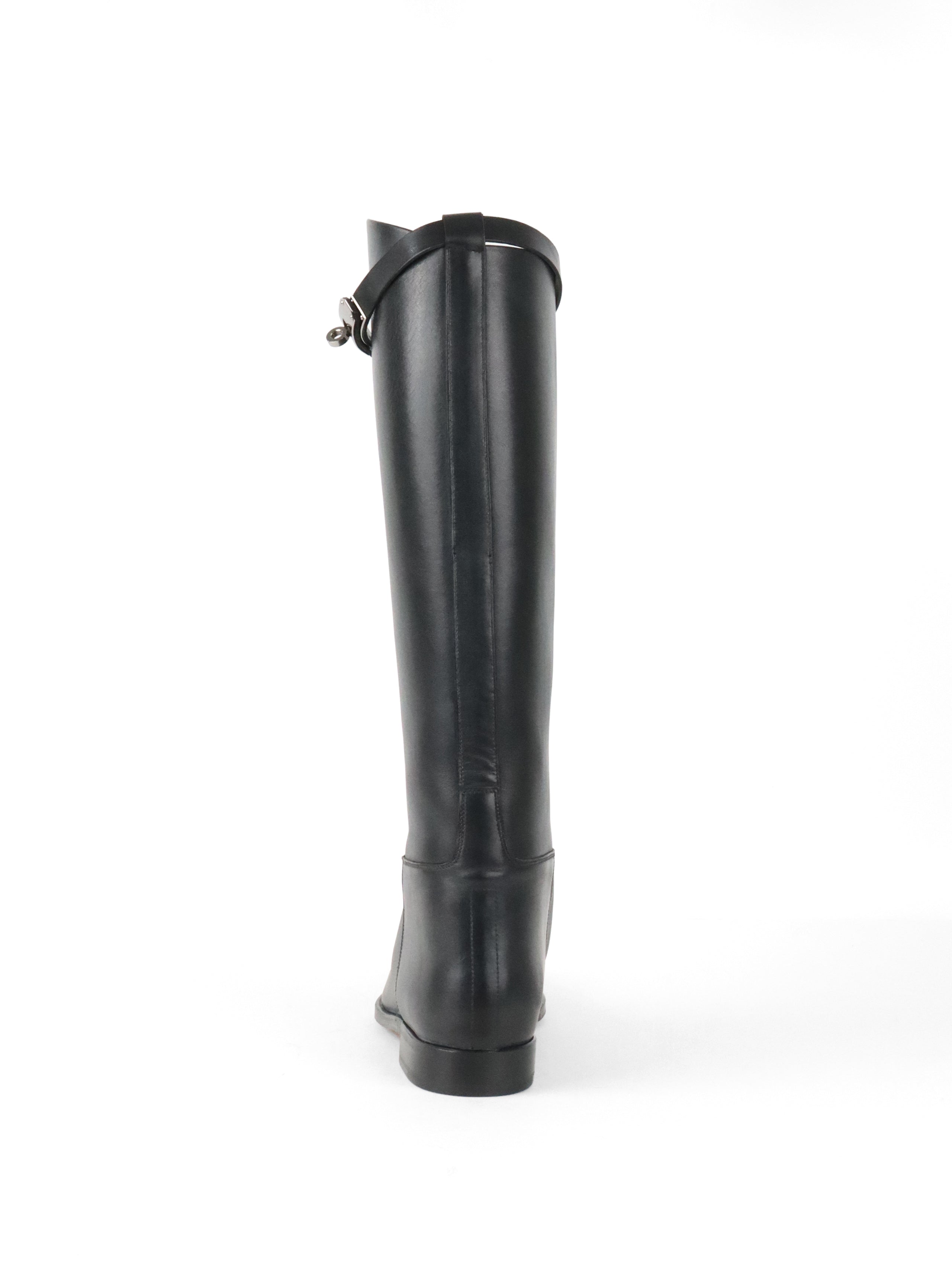 Hermes Black Jumping Boots PHW size 39