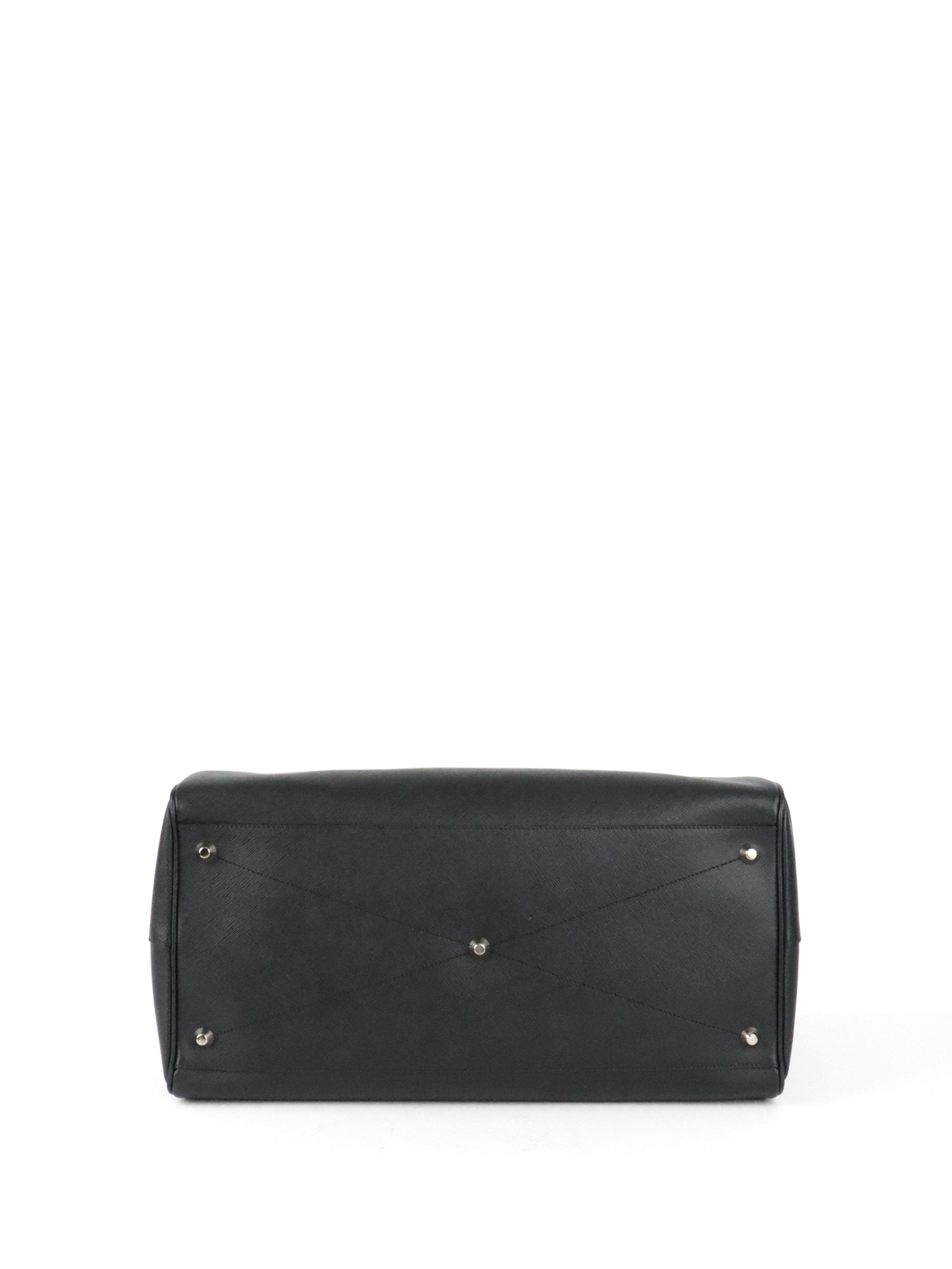 Prada Black Saffiano Travel Bag