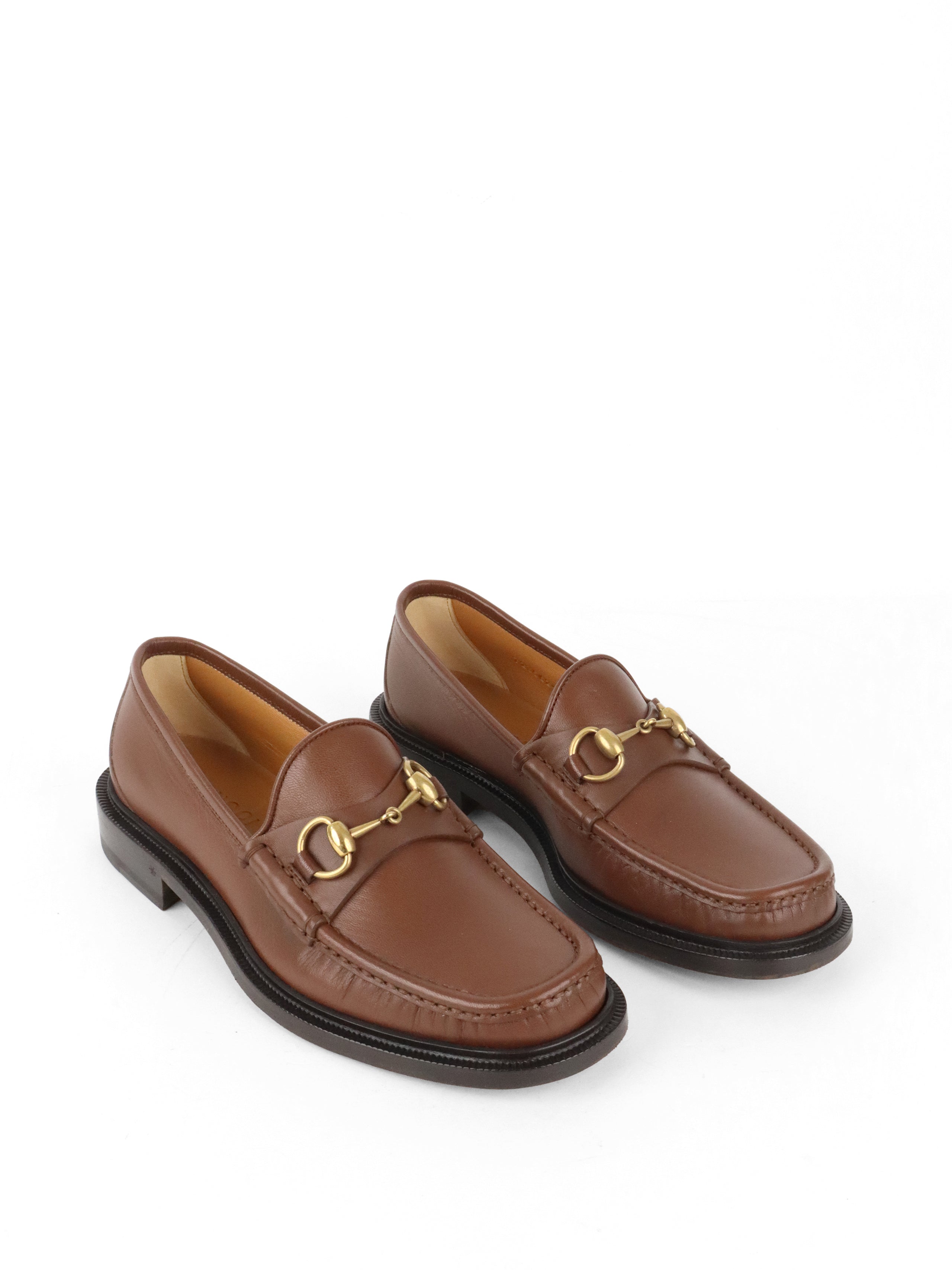Gucci Mens Brown Horsebit Loafer size 5