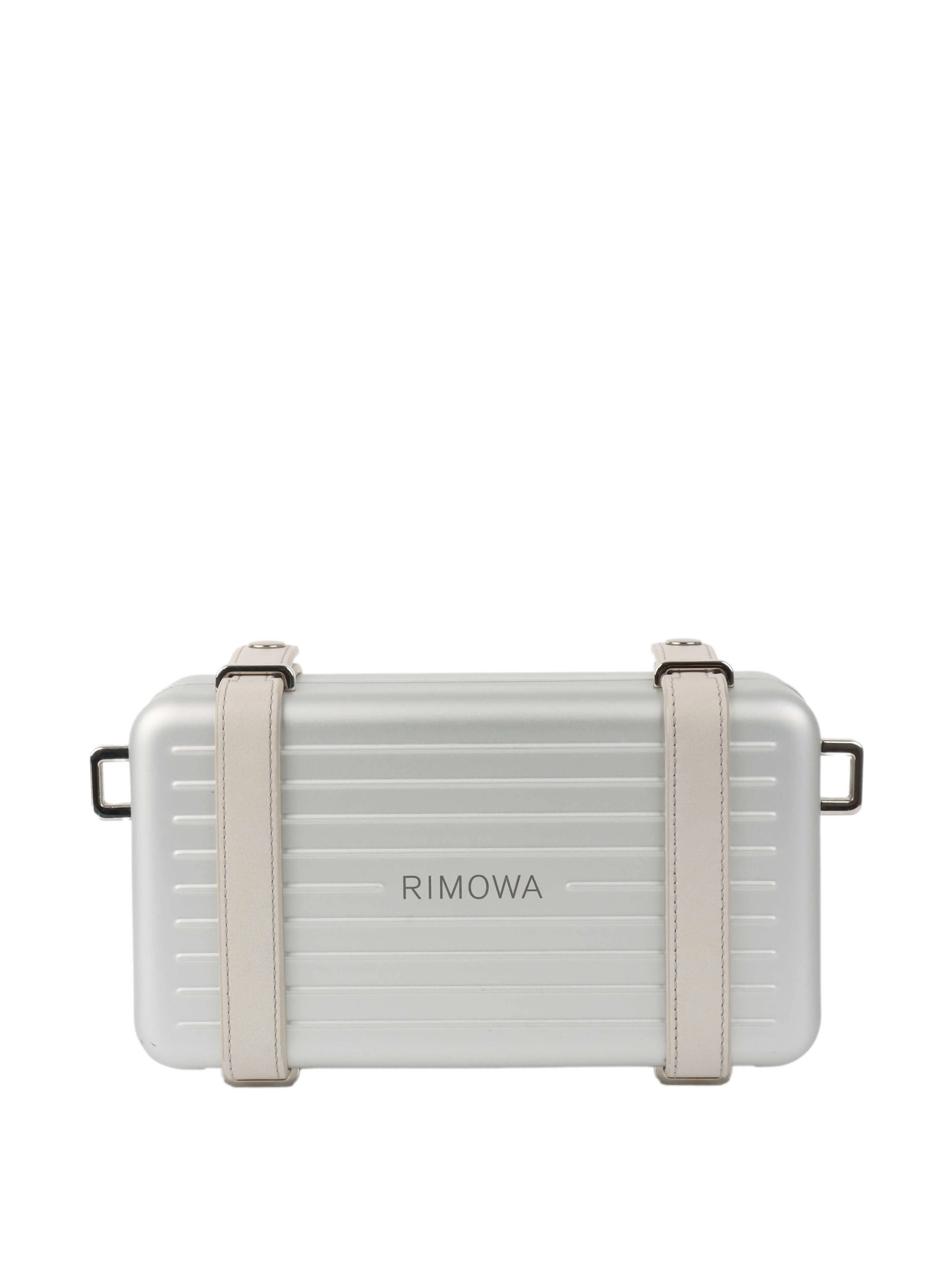 Dior x RIMOWA Silver Personal Clutch Case.