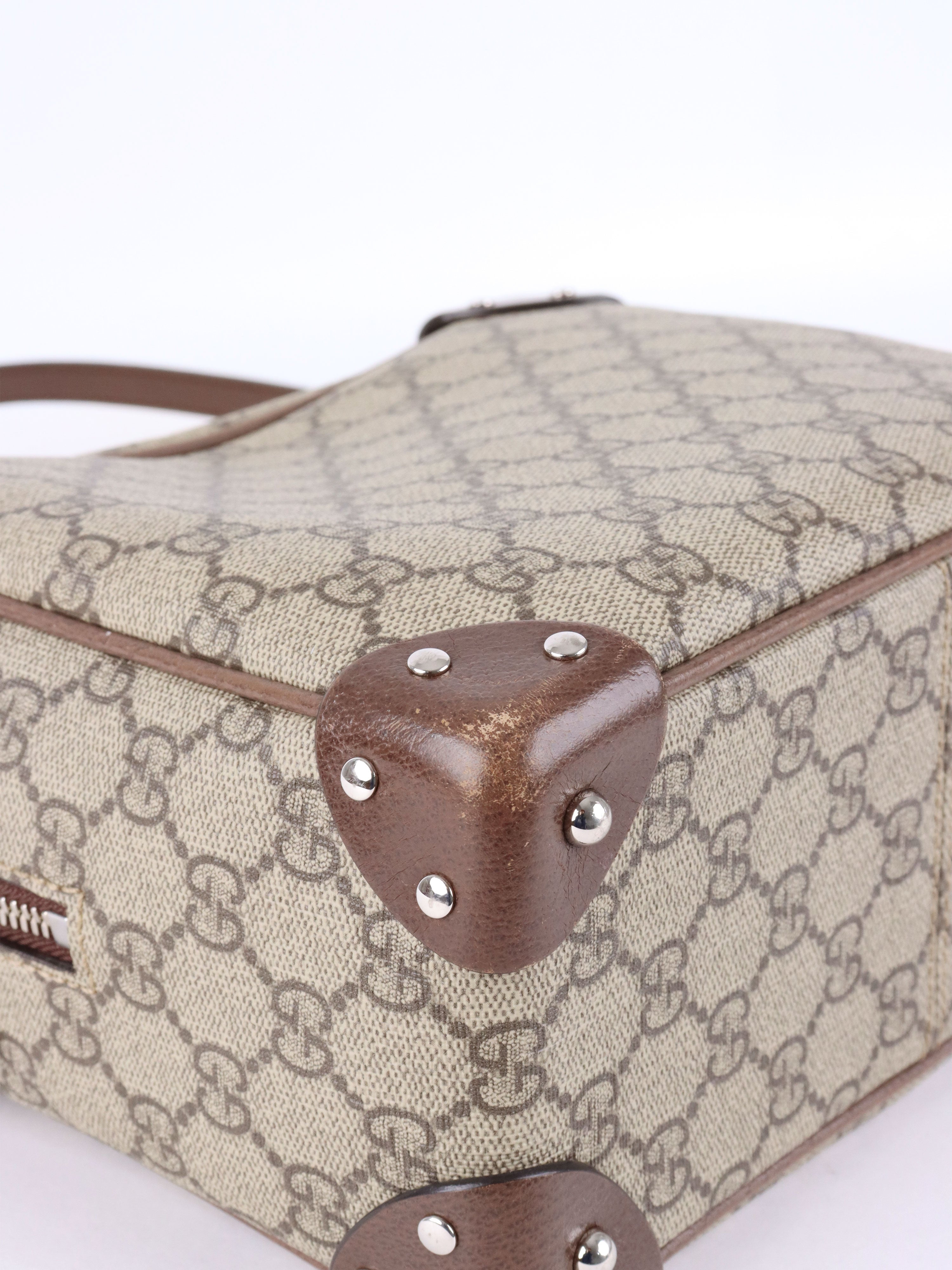Gucci GG Ebony Canvas Trunk Shoulder Bag