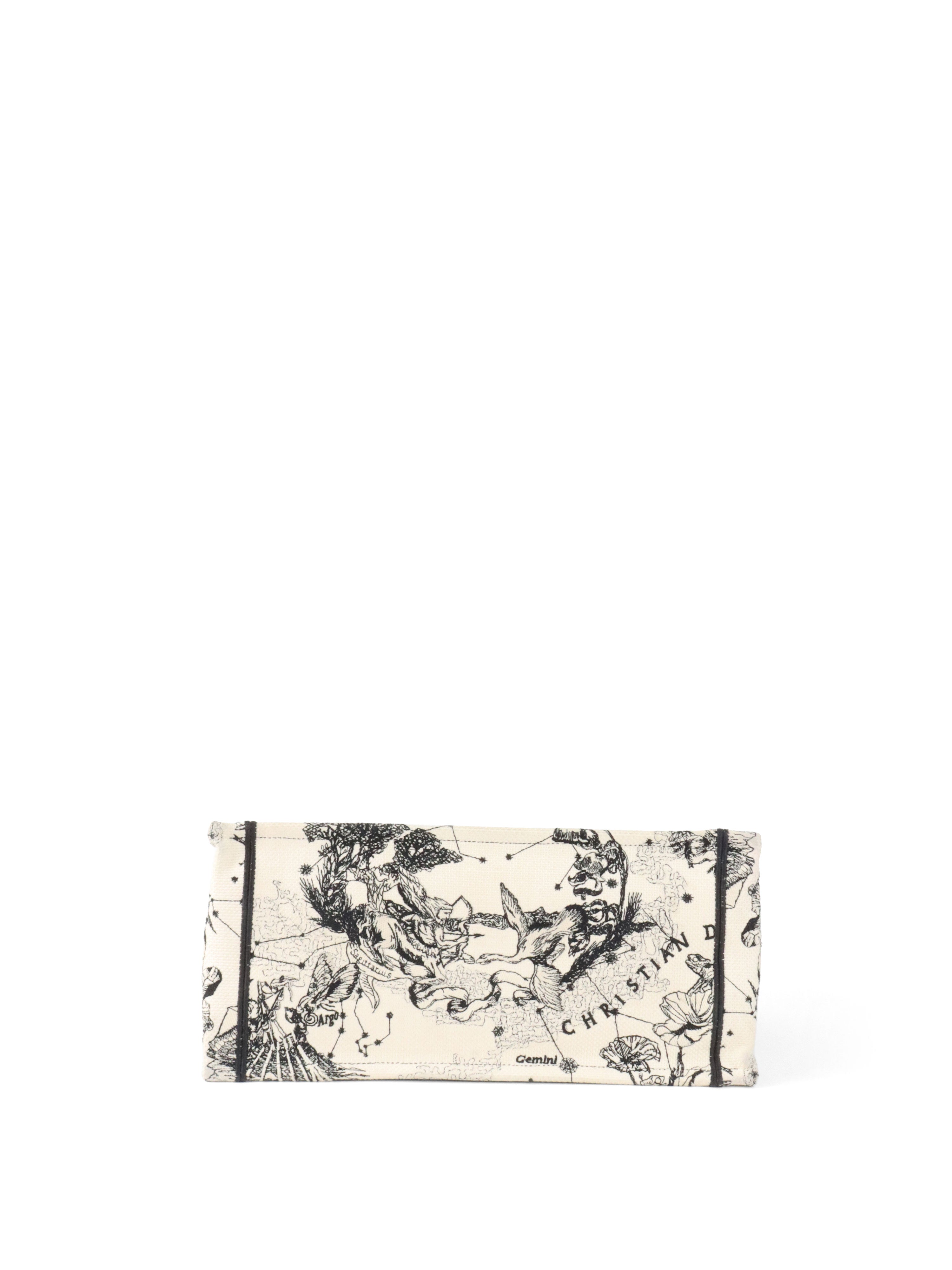 Dior Latte and Black Zodiac Medium Book Tote