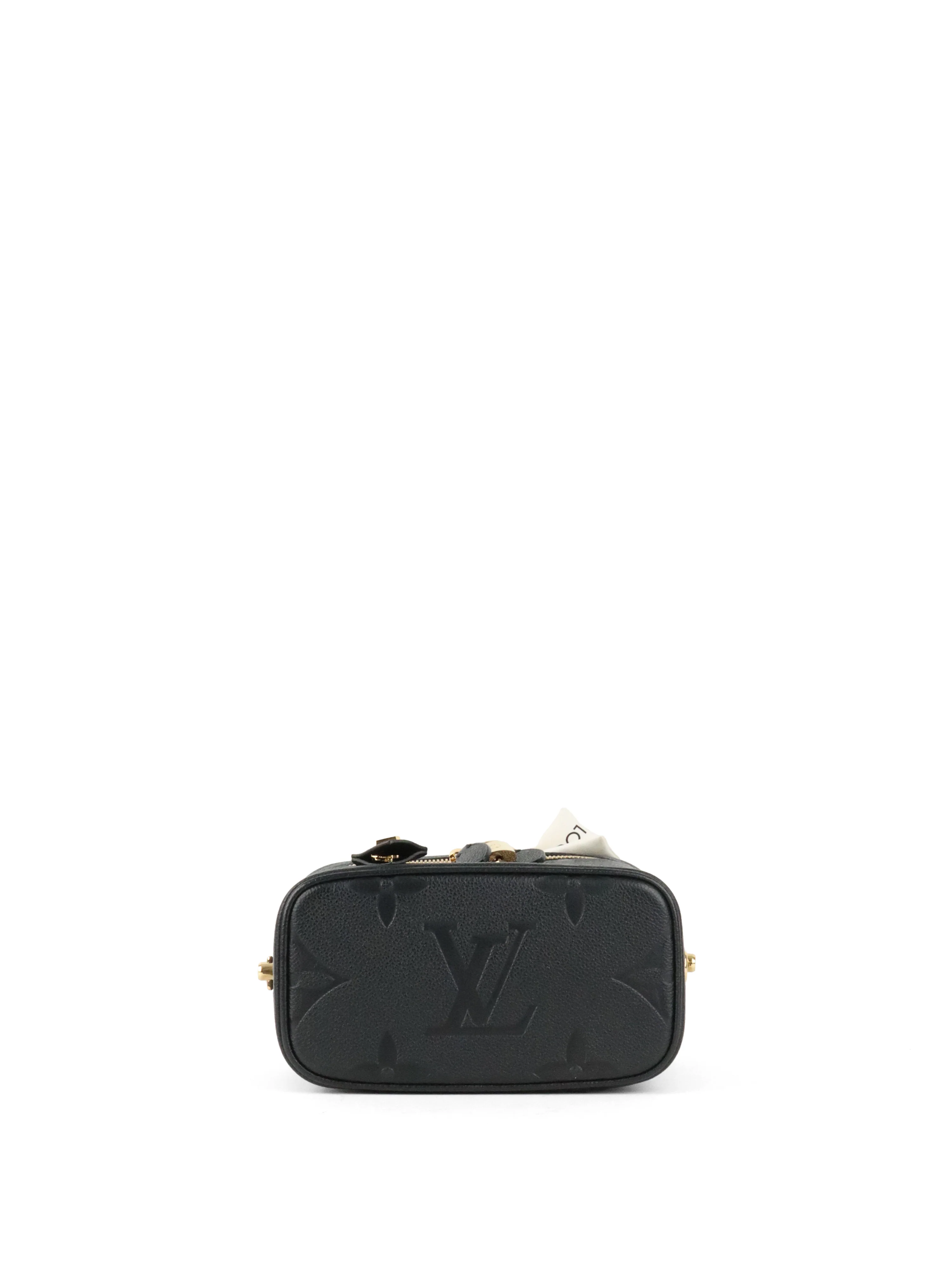 Louis Vuitton Black Empreinte Leather Vanity PM