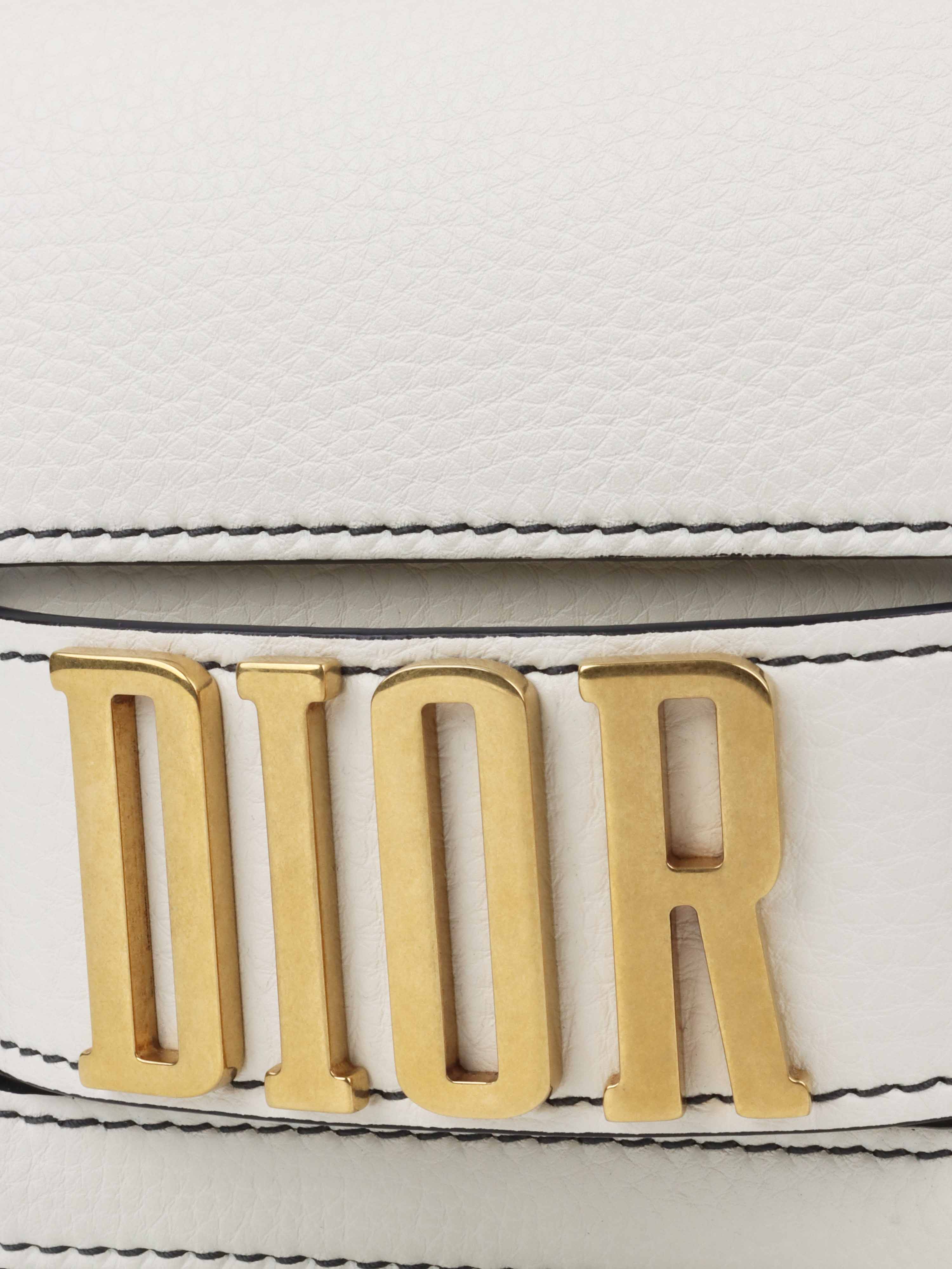 Christian Dior White DIor Shoulder Bag