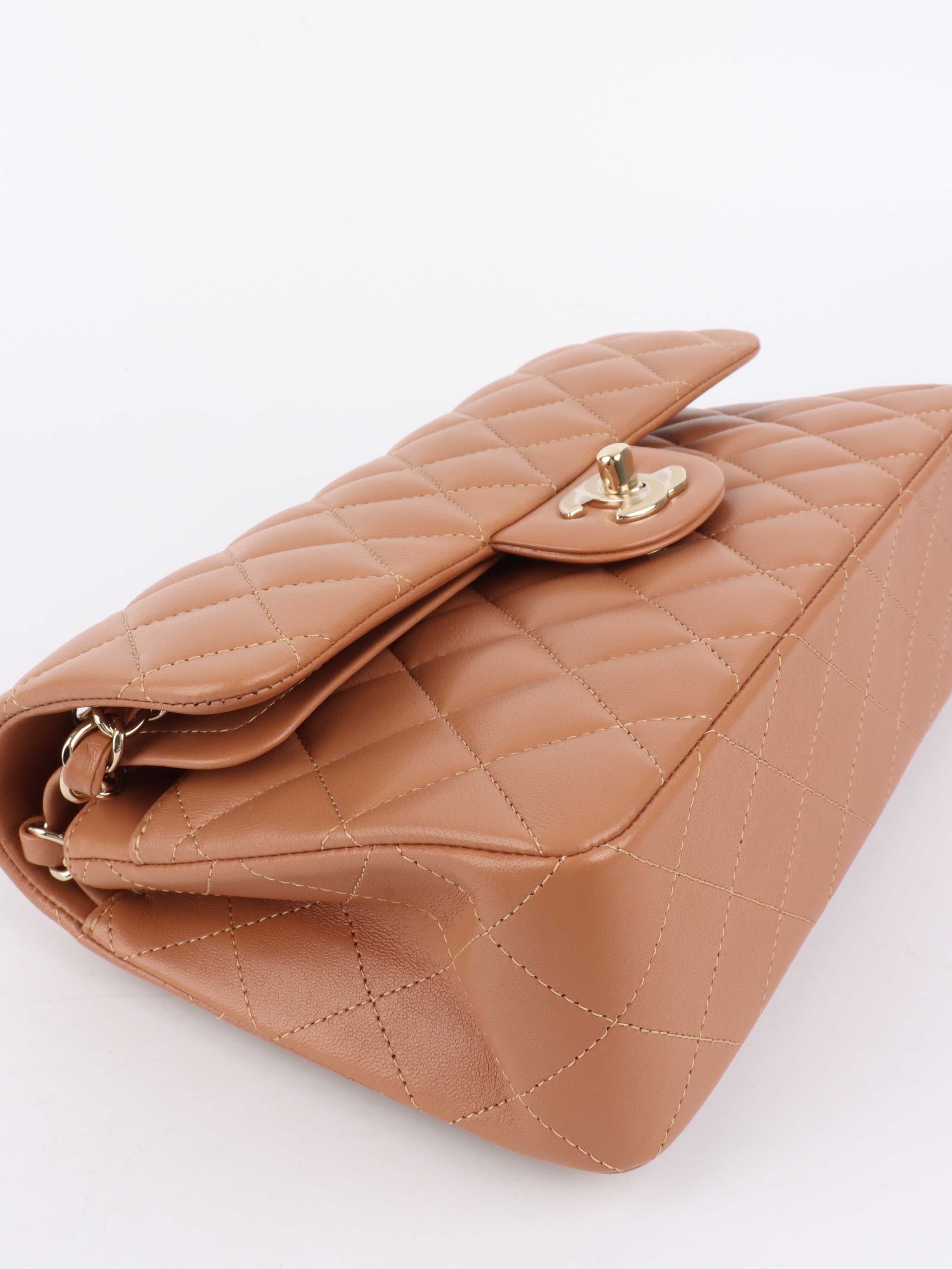 Chanel Small Caramel Classic Flap.