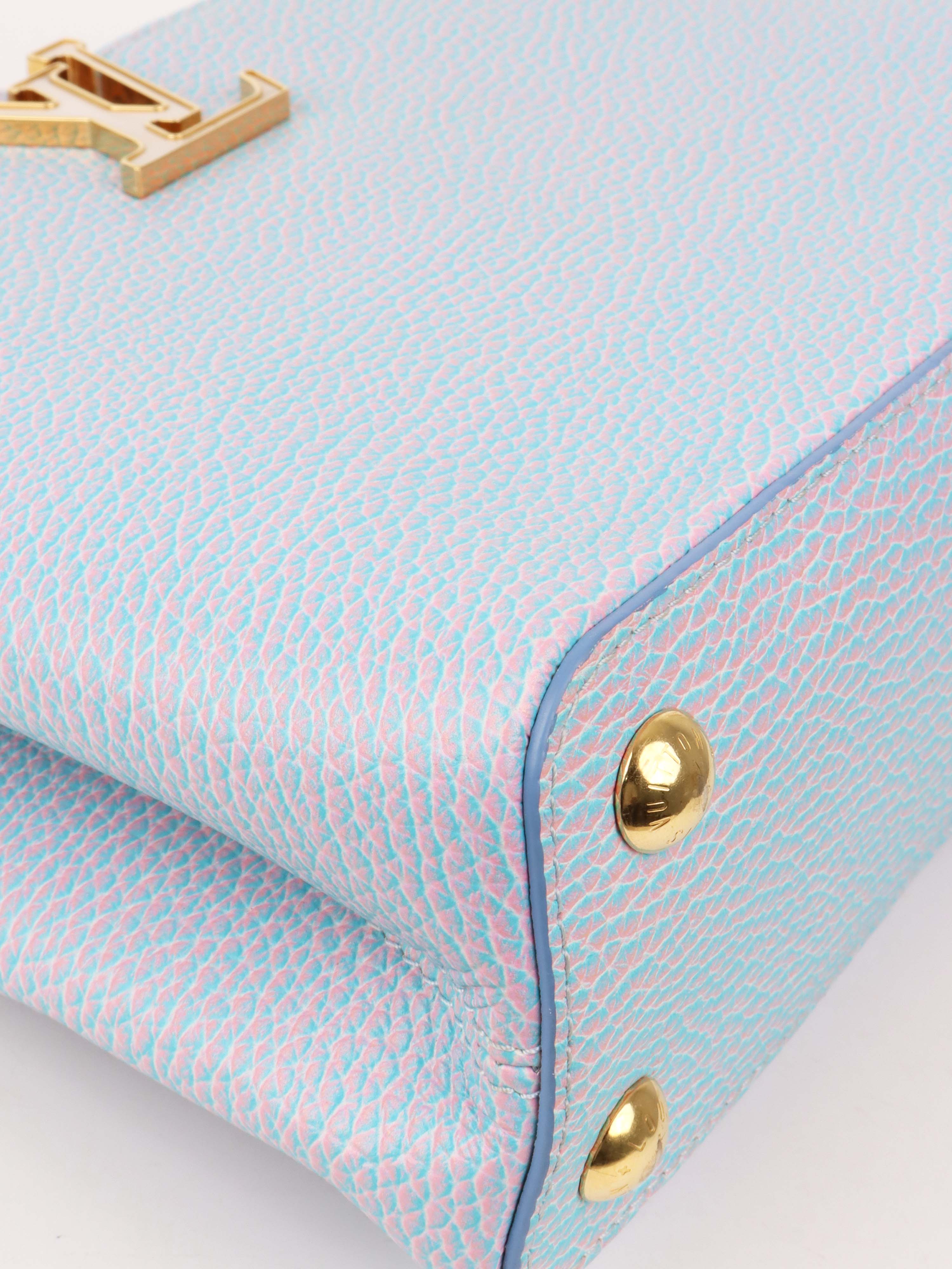 Louis Vuitton Pink 
Blue Capucines.