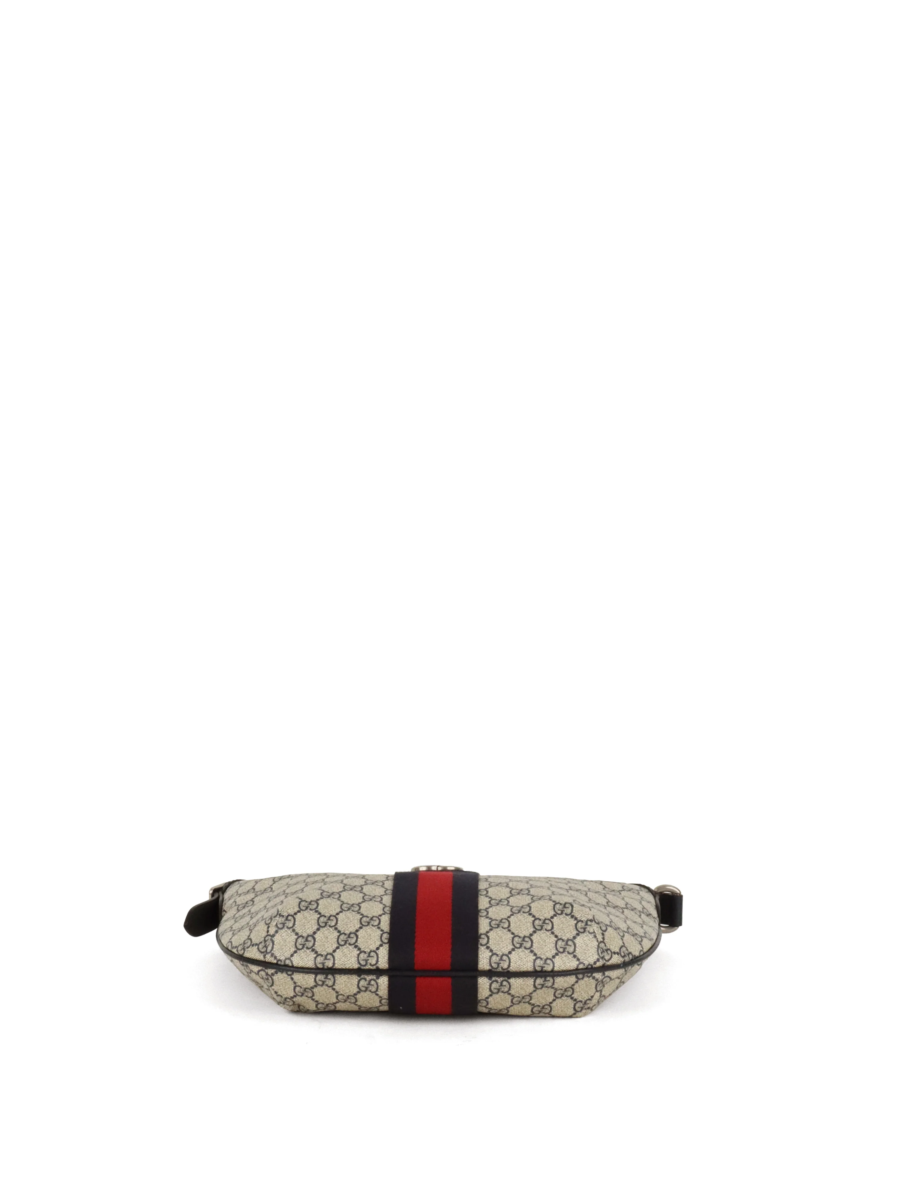 Gucci Small Navy/Ebony Half Moon Ophidia Hobo Crossbody Bag