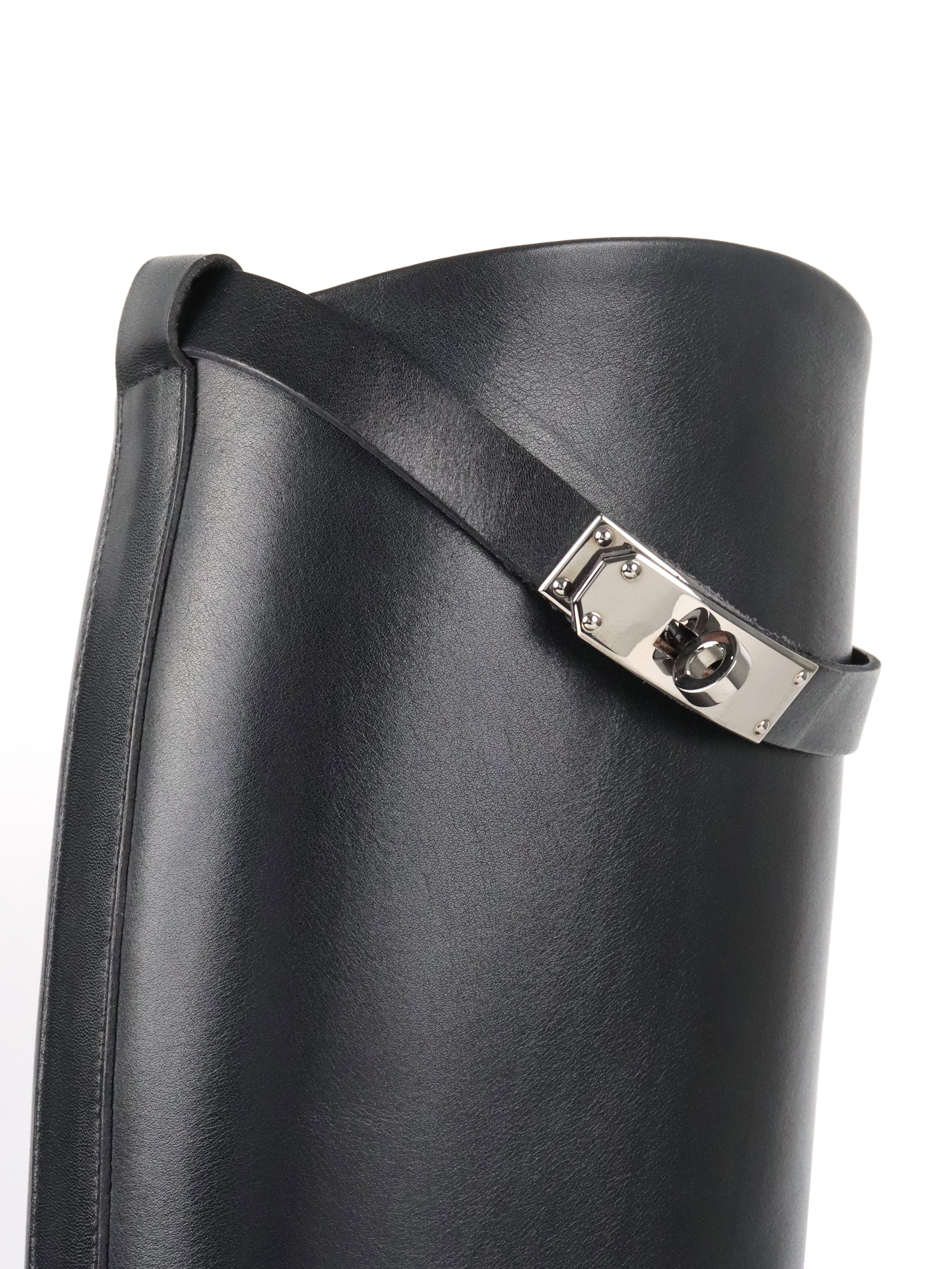 Hermes Black Jumping Boots PHW size 39
