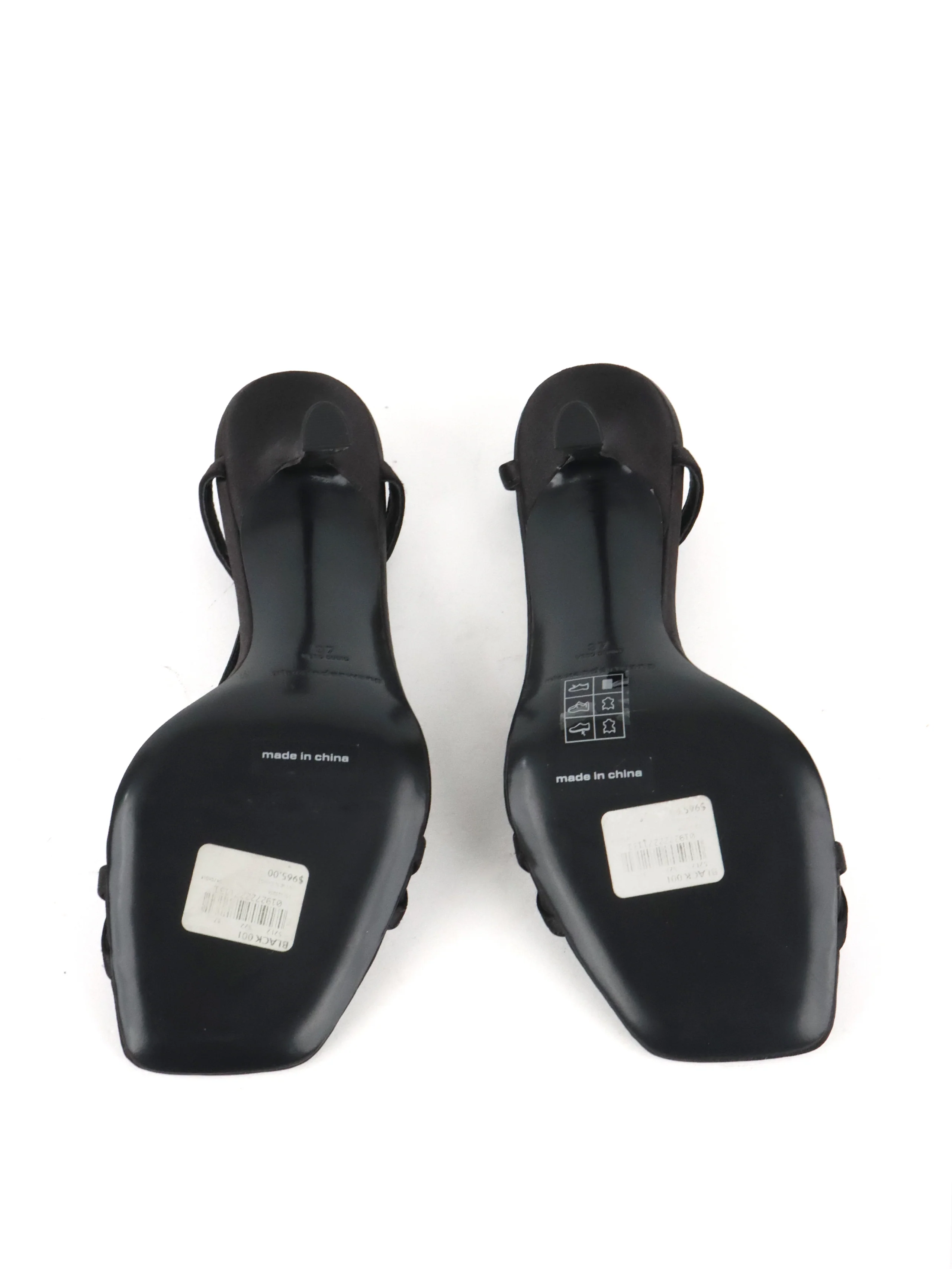 Alexander Wang Black Ivy Logo Strap Sandal