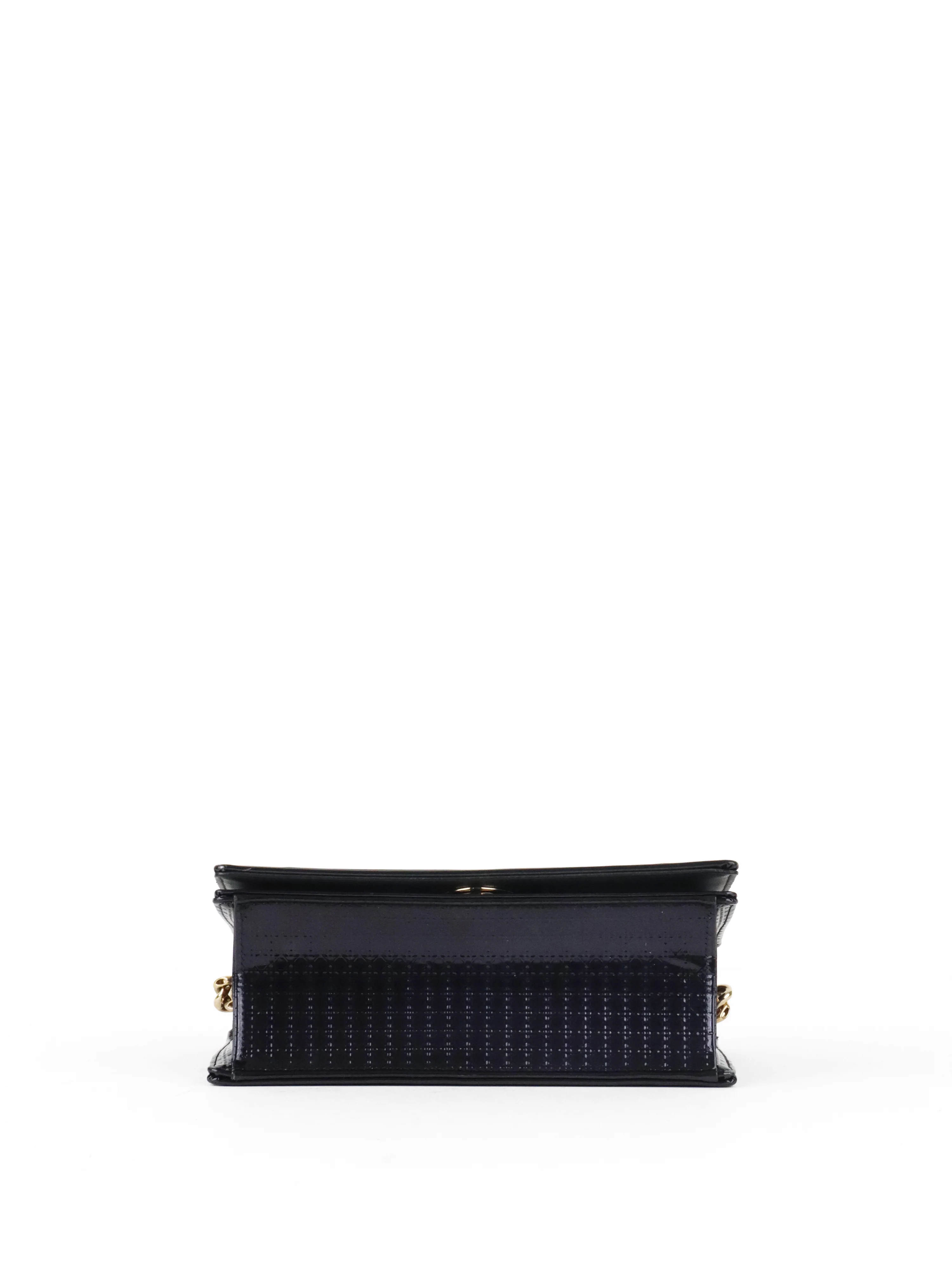 Dior Small Metallic Navy Diorama Bag LGHW