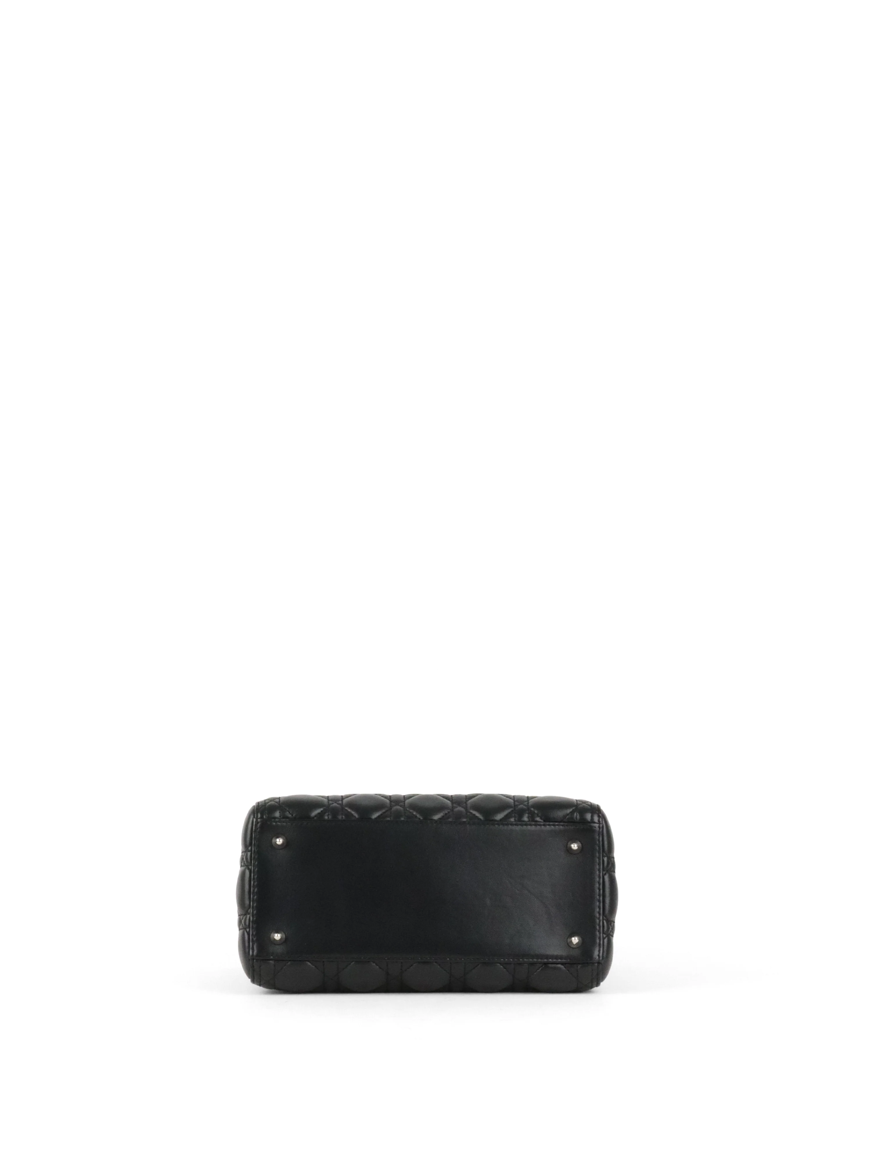 Dior Black Medium Lady Dior Bag