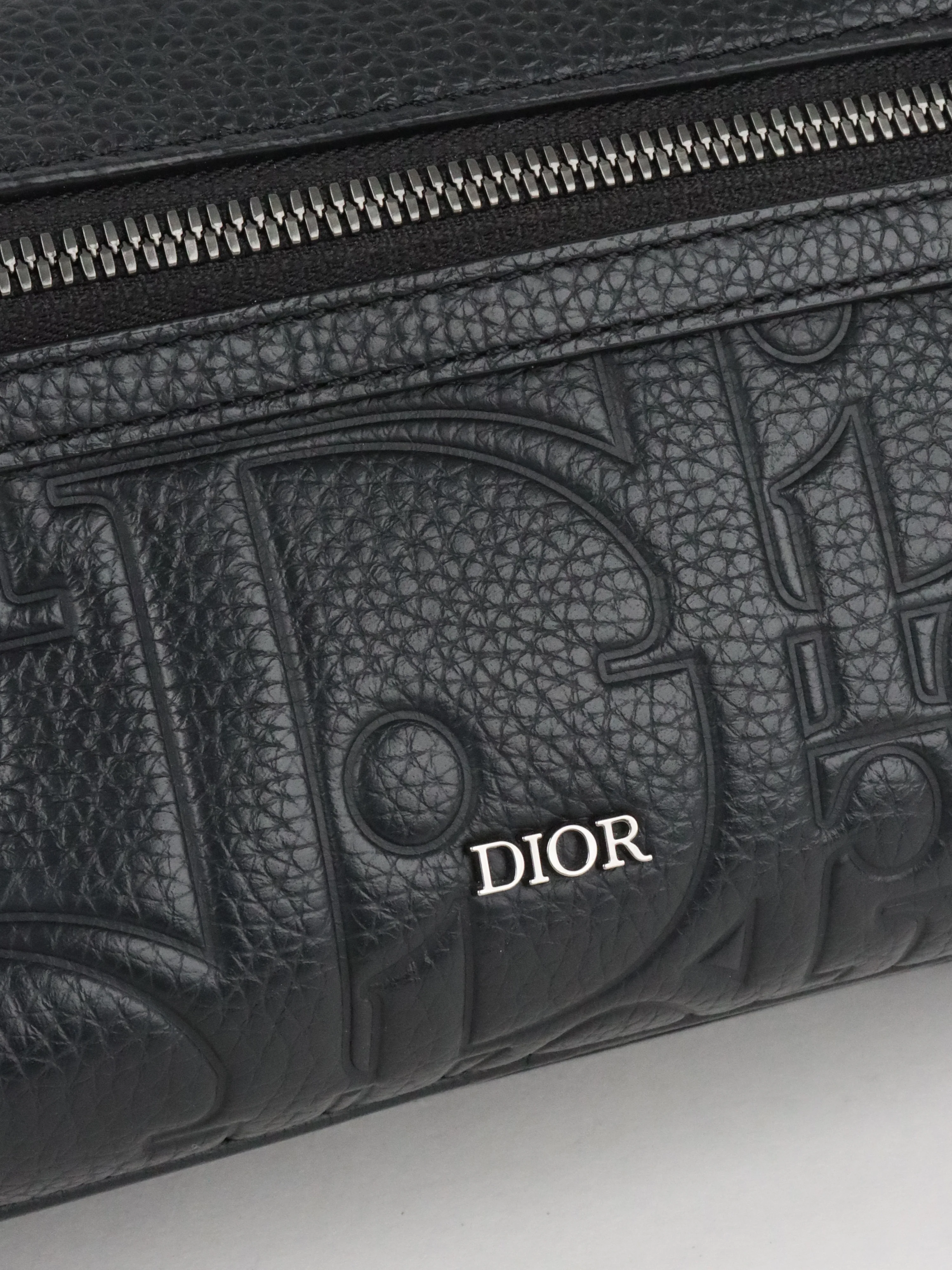 Dior Black Rider Zipped Messenger Bag