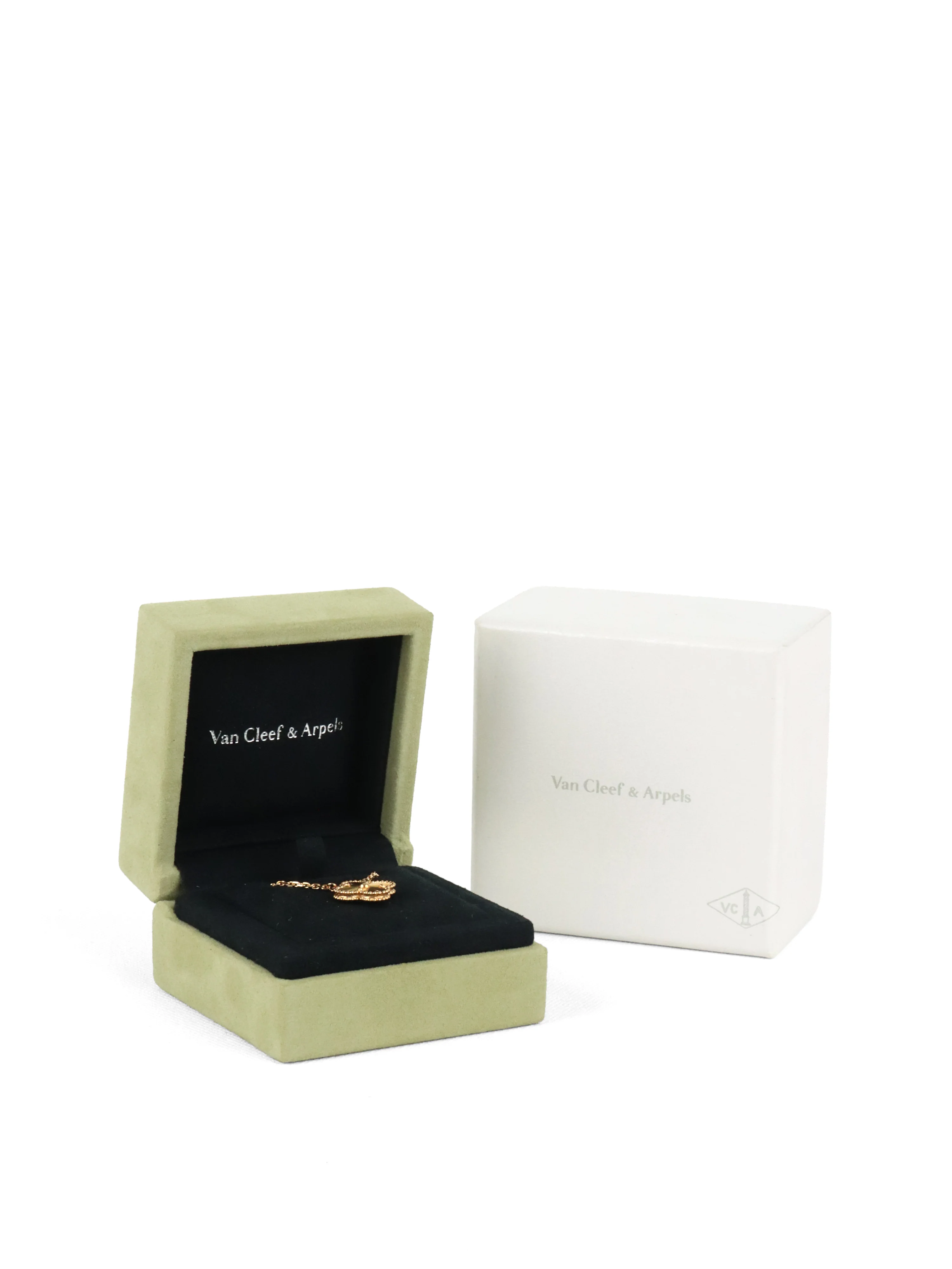 Van Cleef  Arpels Yellow Gold Vintage Alhambra Pendant