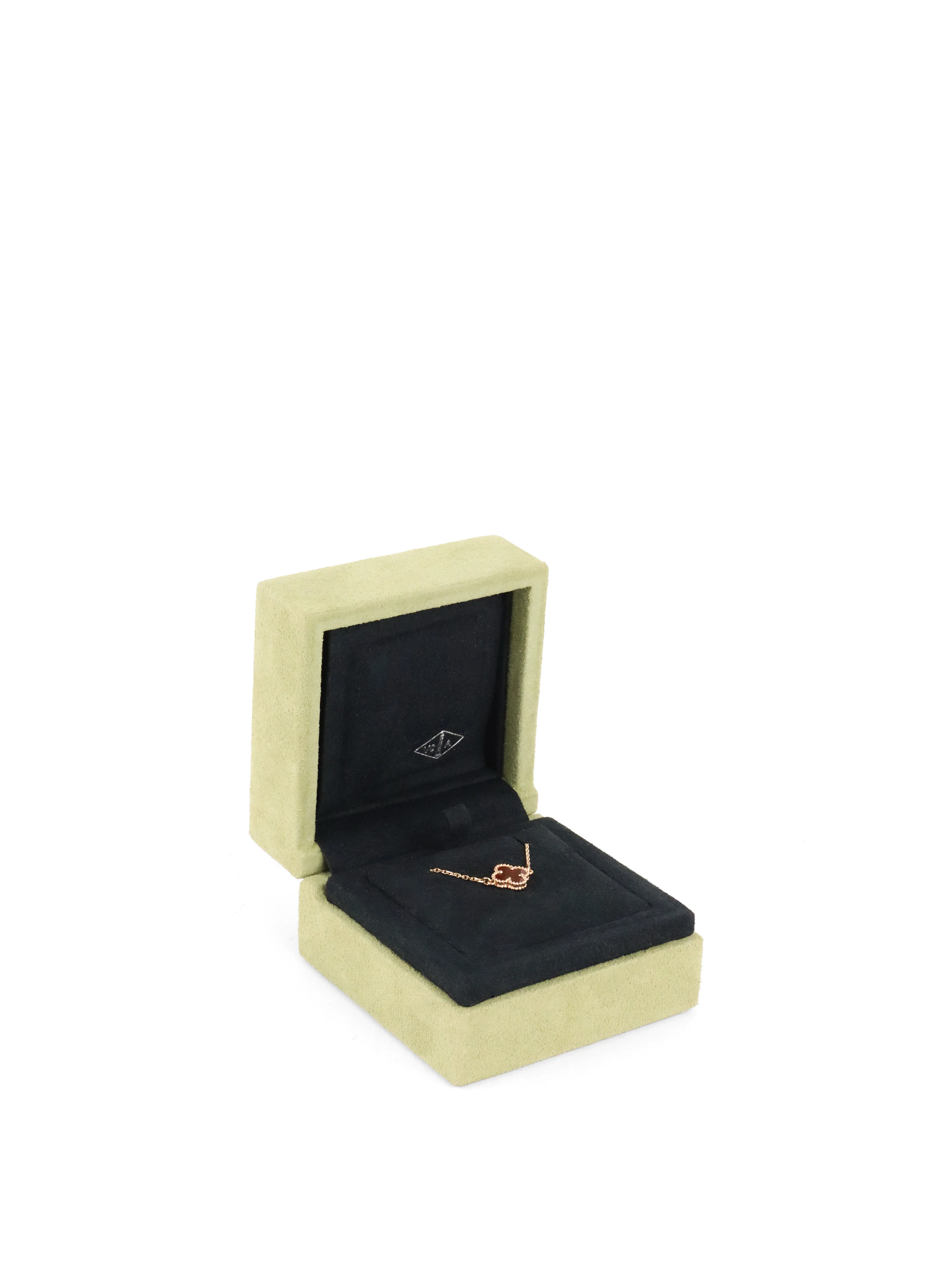 Van Cleef  Arpels Rose Gold Carnelian Sweet Alhambra Bracelet