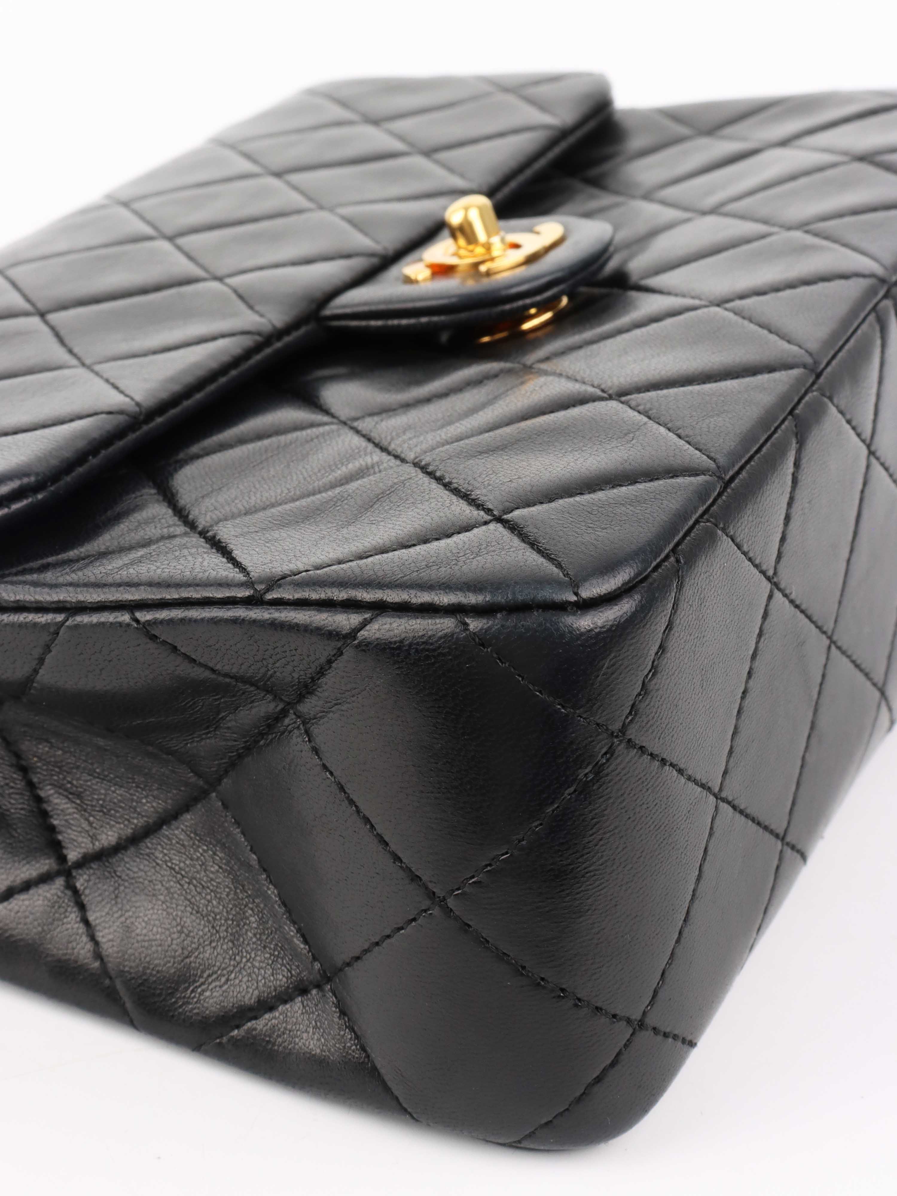 Chanel Black Vintage Lambskin Classic Flap.