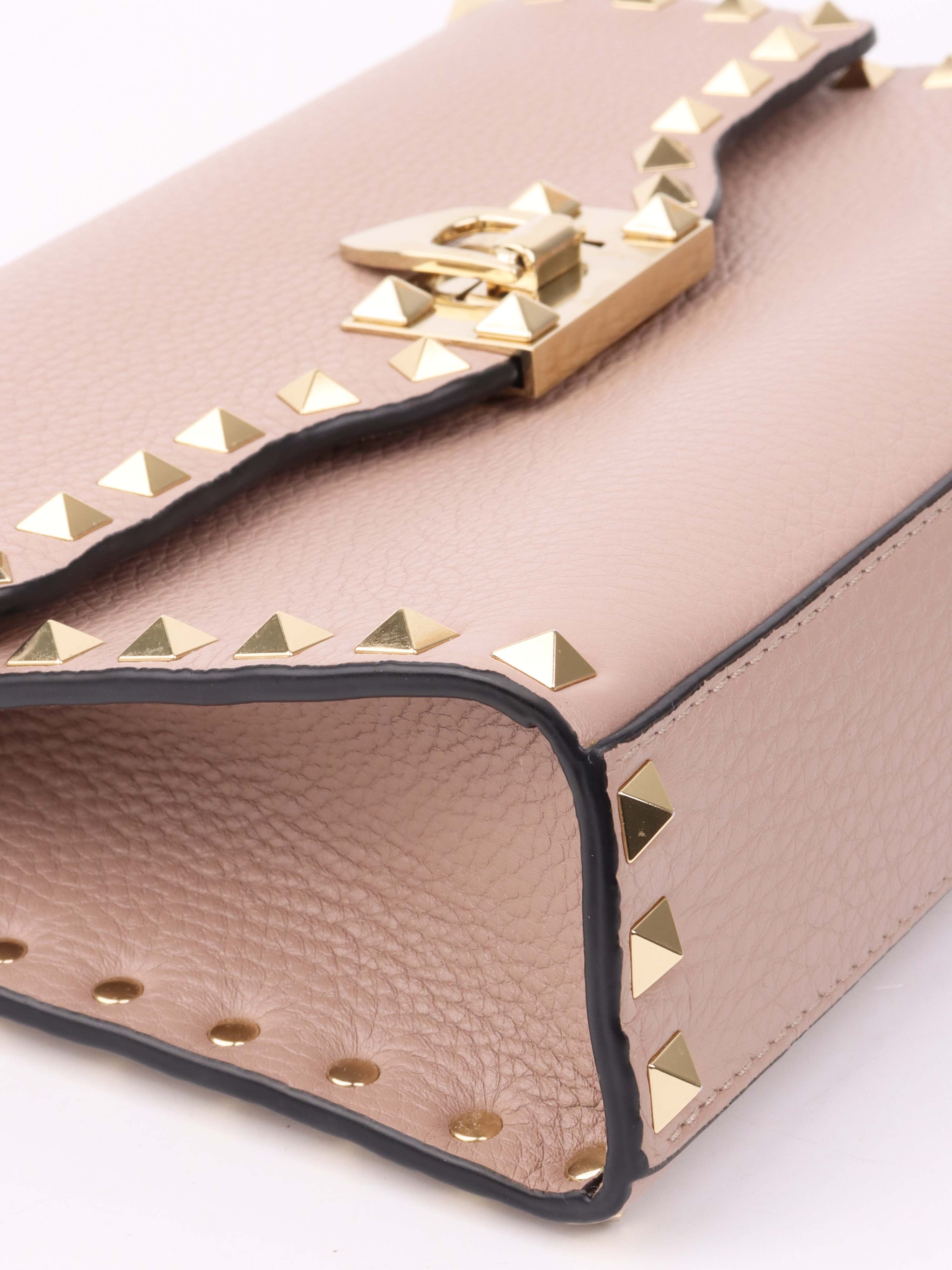 Valentino Dusty Pink Rockstud Crossbody Bag.