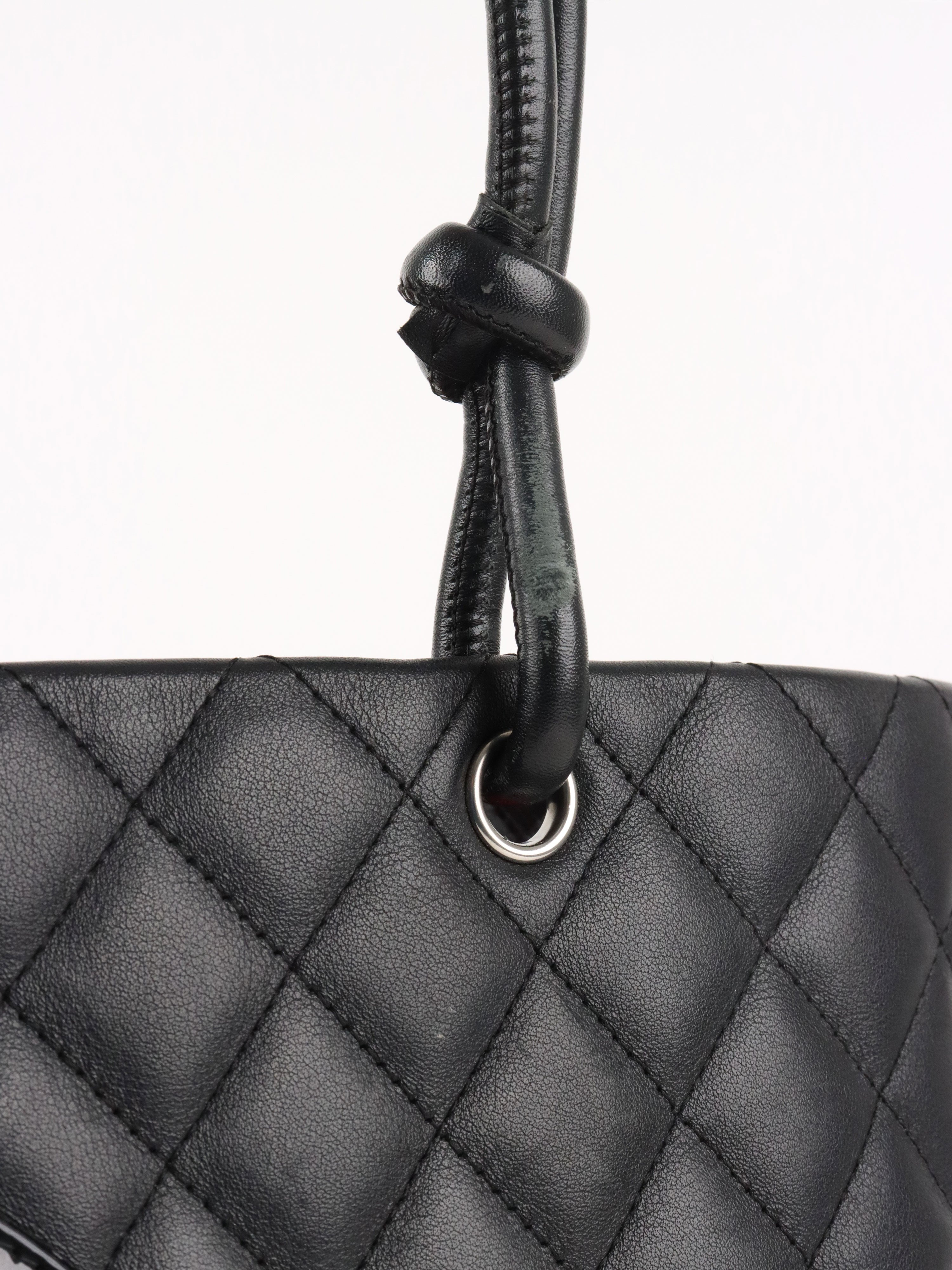 Chanel Black Cambon Ligne Tote Bag
