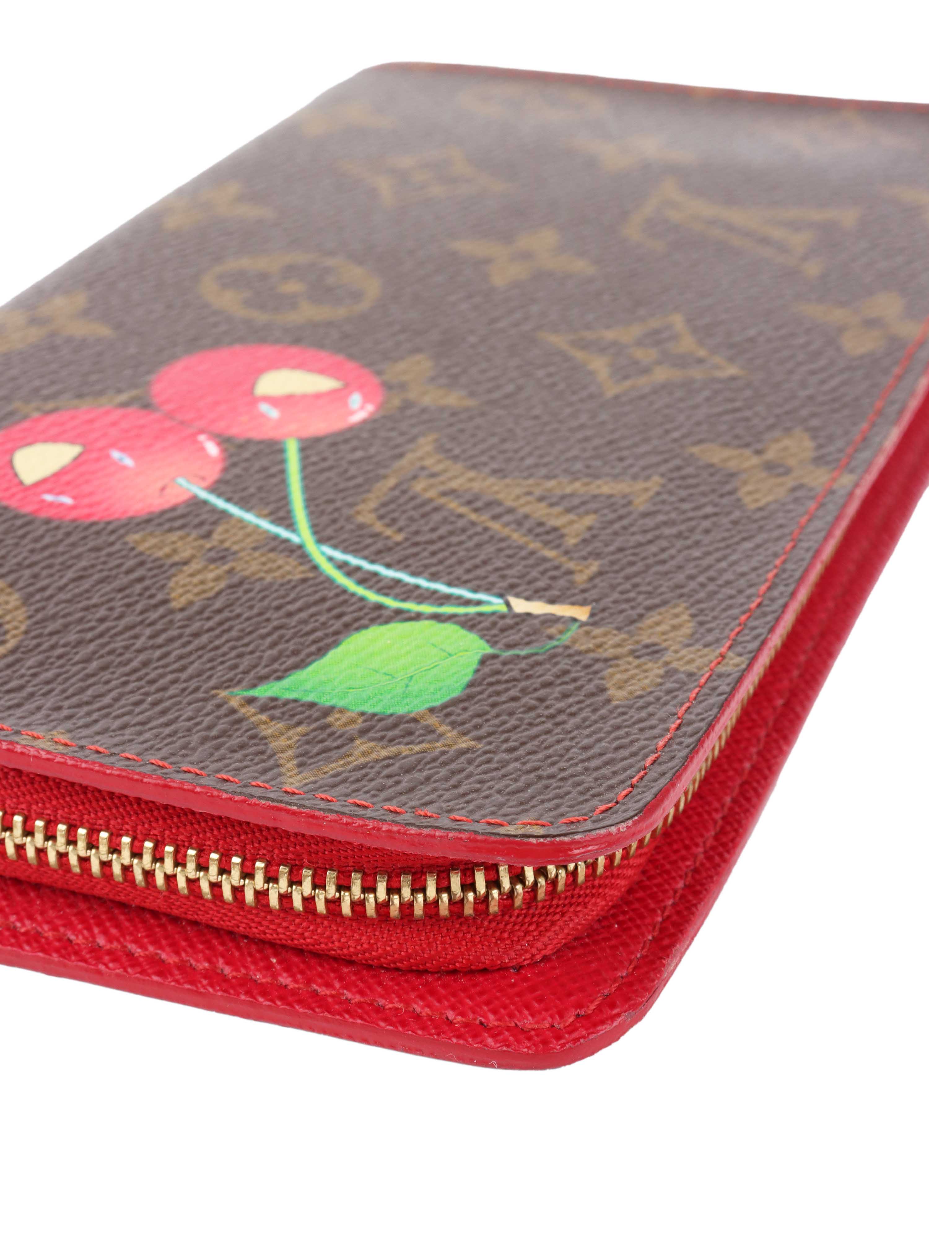 Louis Vuitton Monogram Cerise Zip Wallet.