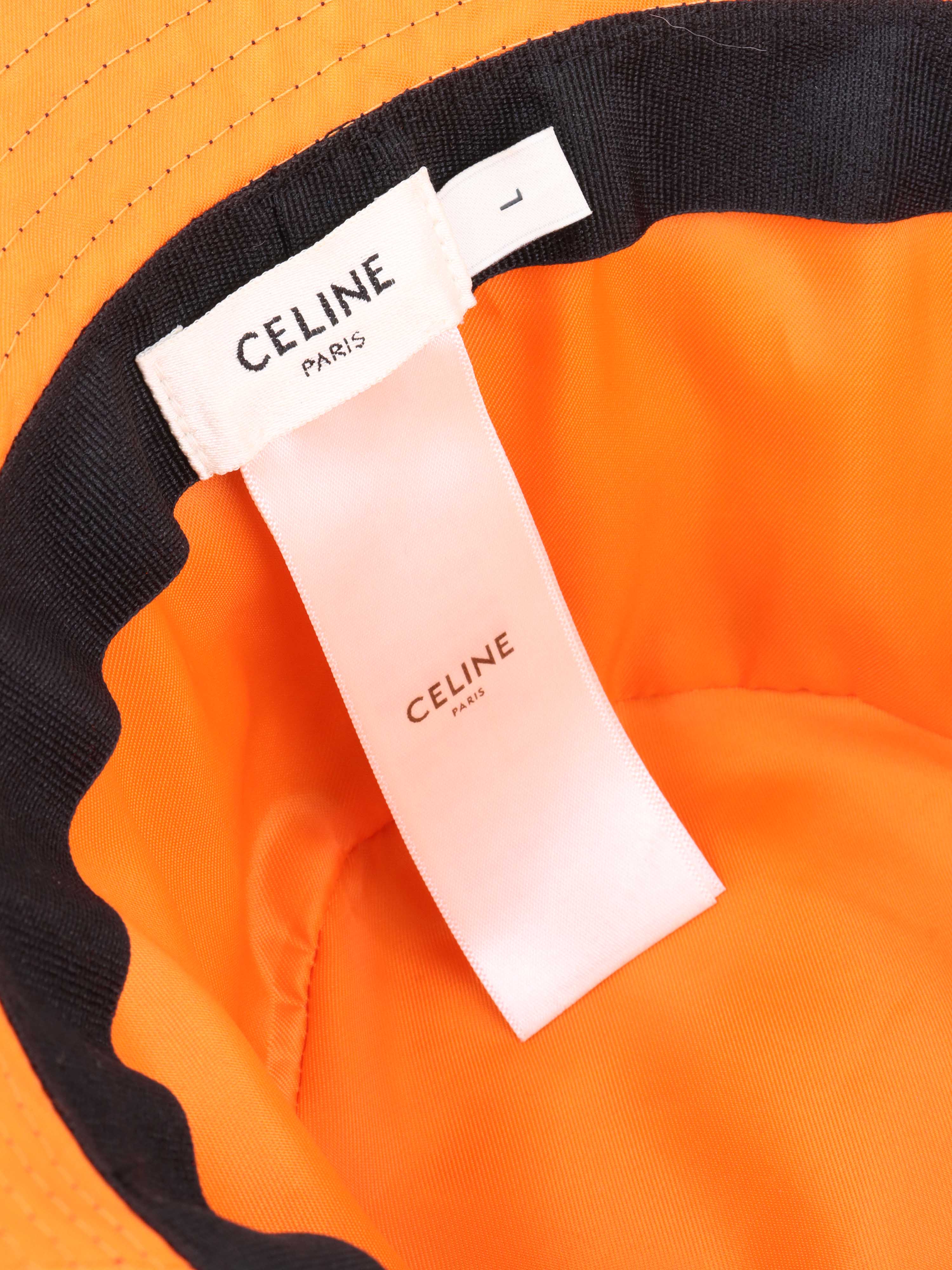 Celine Black Bucket Hat.