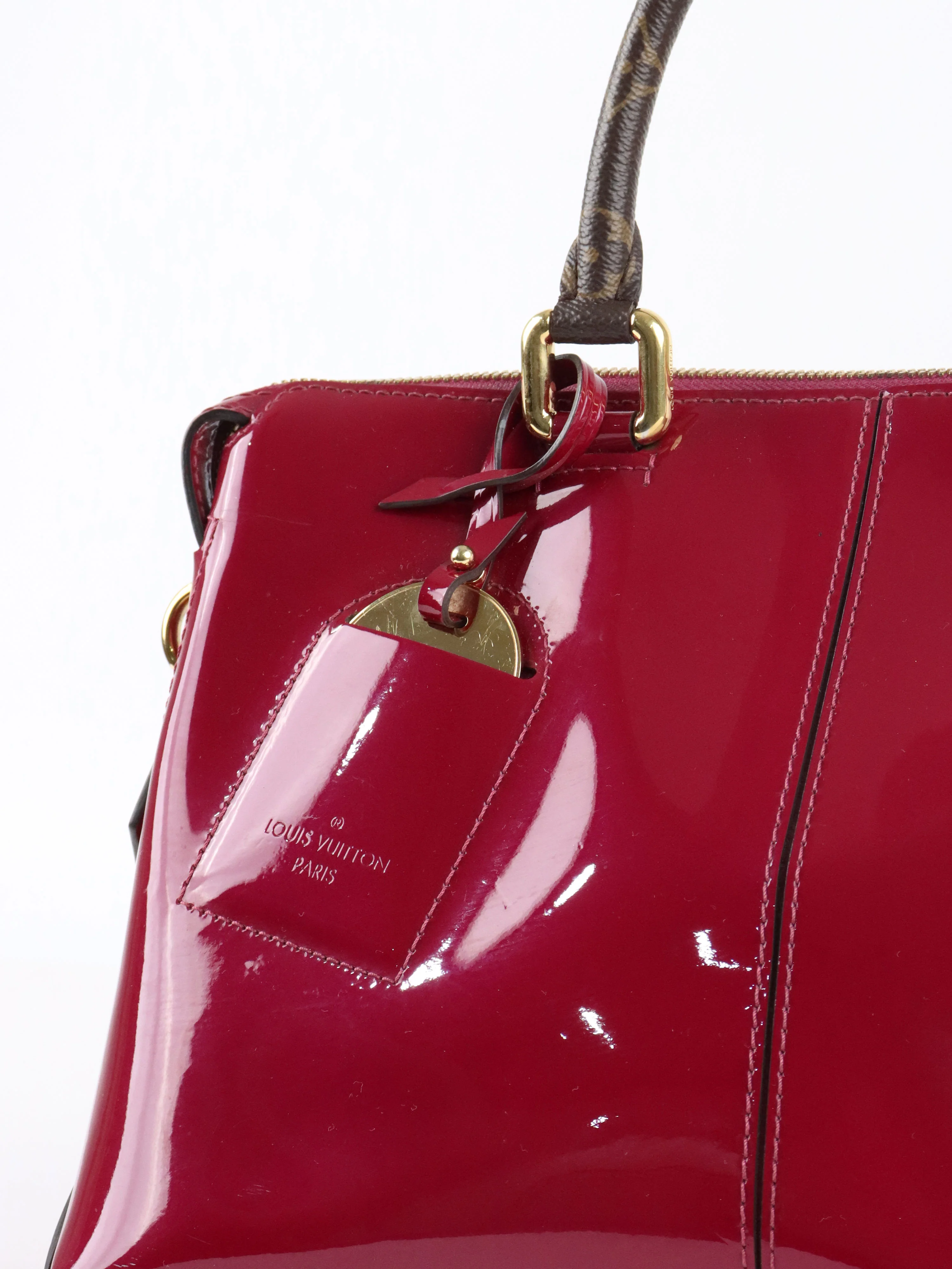 Louis Vuitton Magenta Pink Vernis Miroir Tote