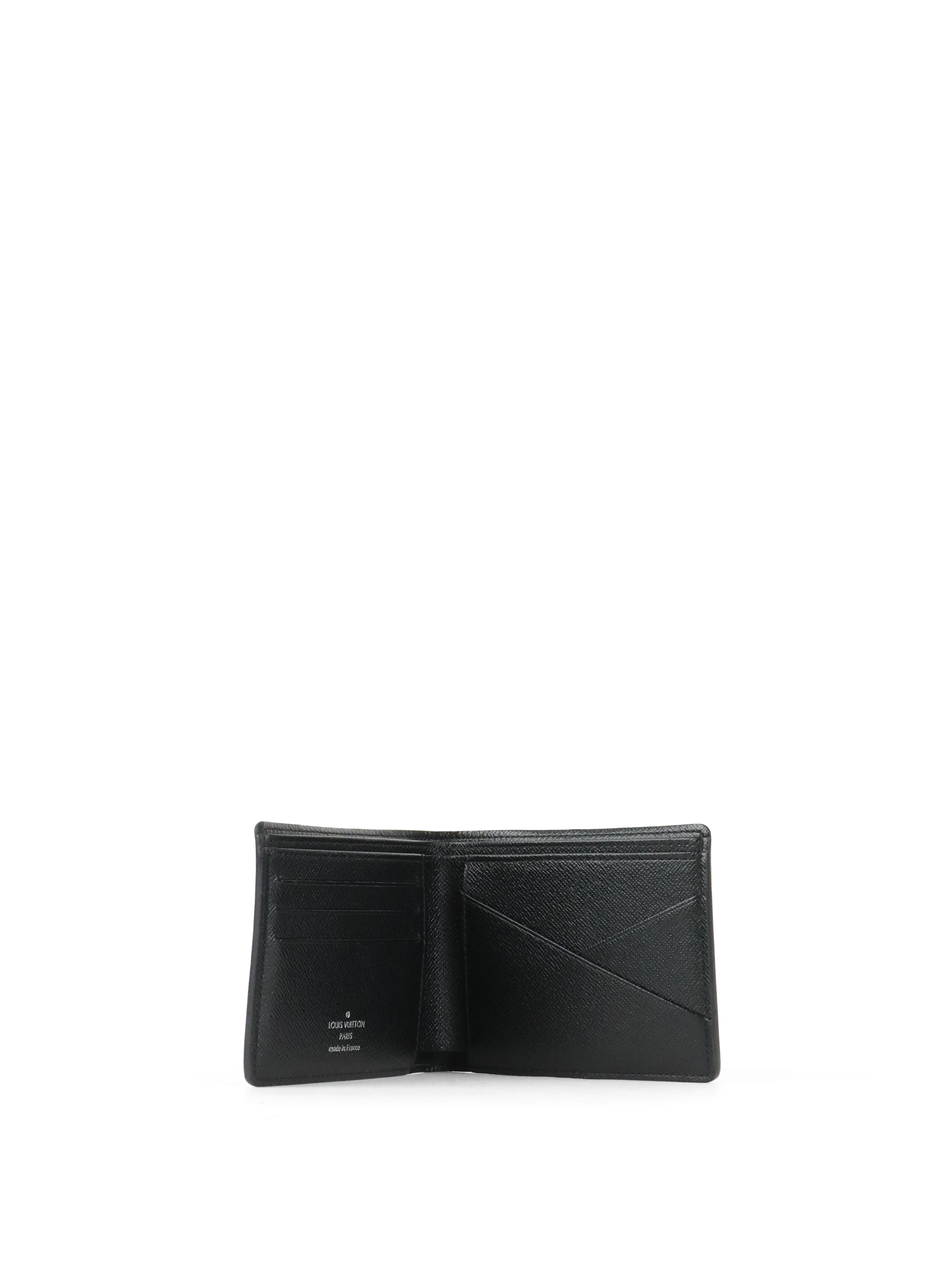 Louis Vuitton Black Damier Ebene Multiple Wallet