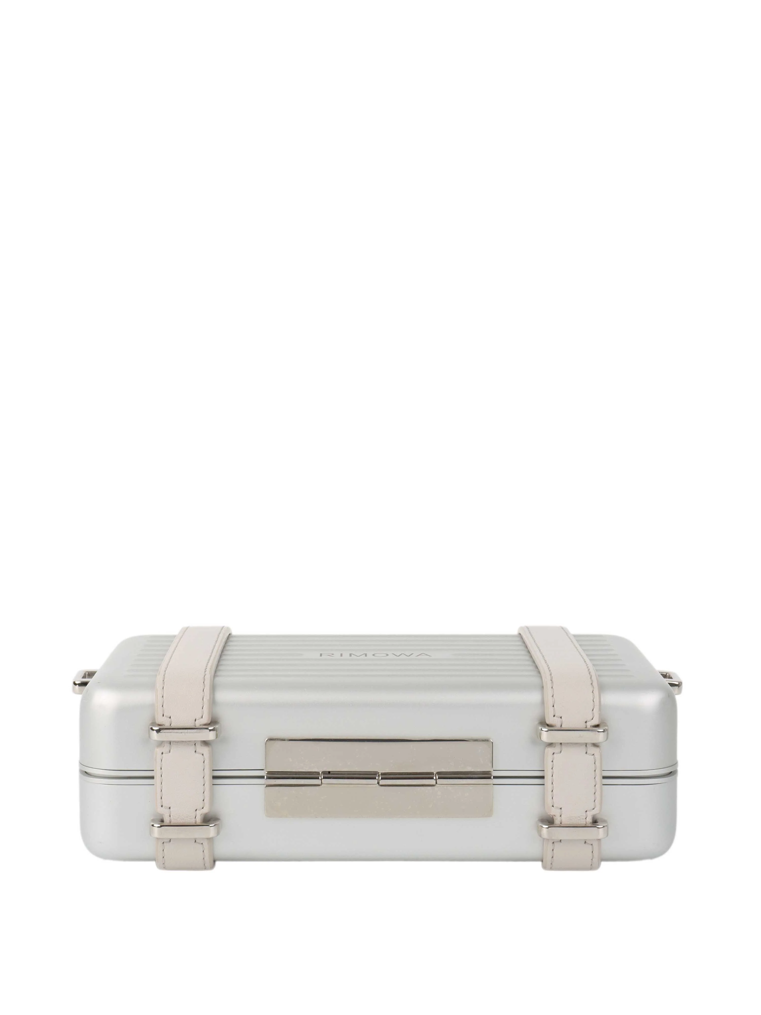 Dior x RIMOWA Silver Personal Clutch Case.