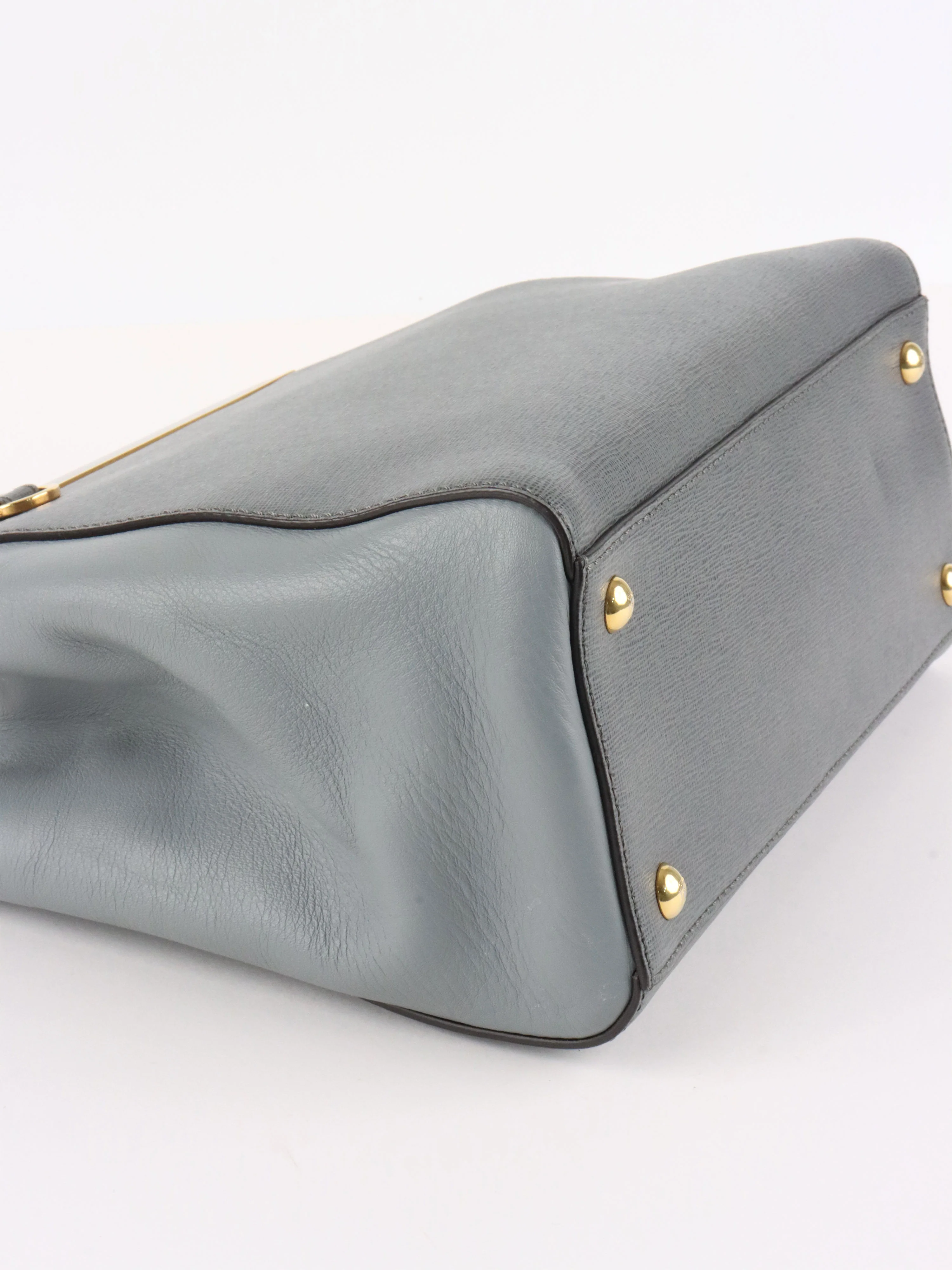 Fendi Small Grey Two Jours Bag