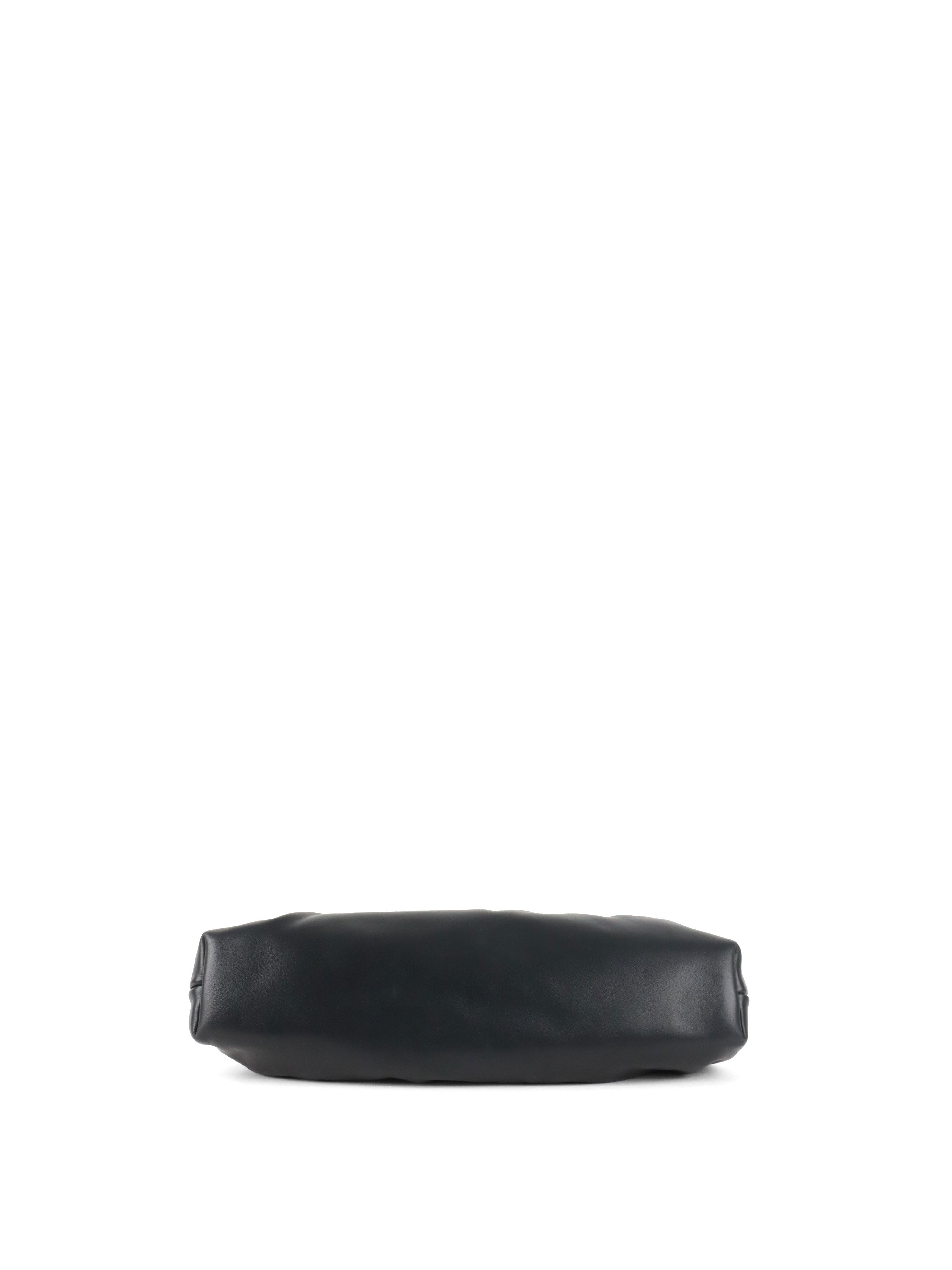 Dolce  Gabana Black Maria Nappa Leather Clutch GHW