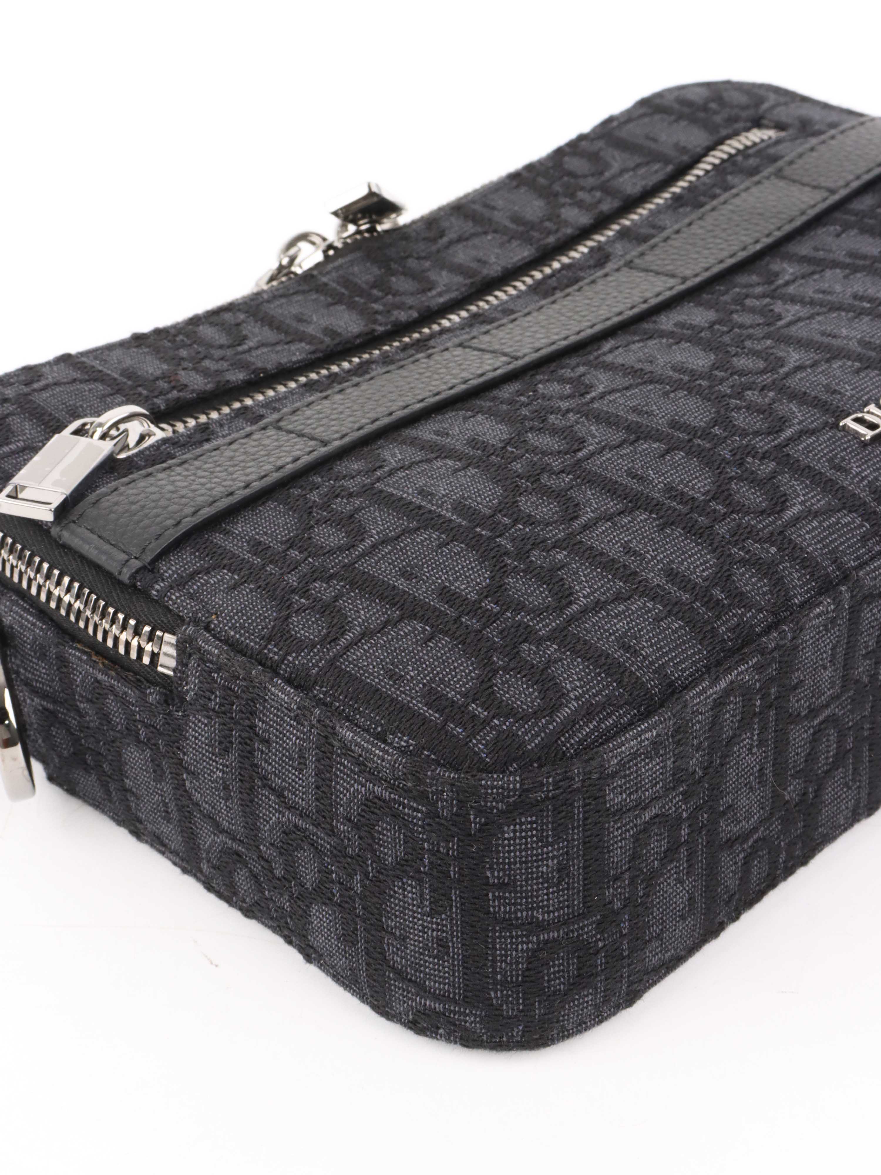 Dior Mens Black Safari Pouch.