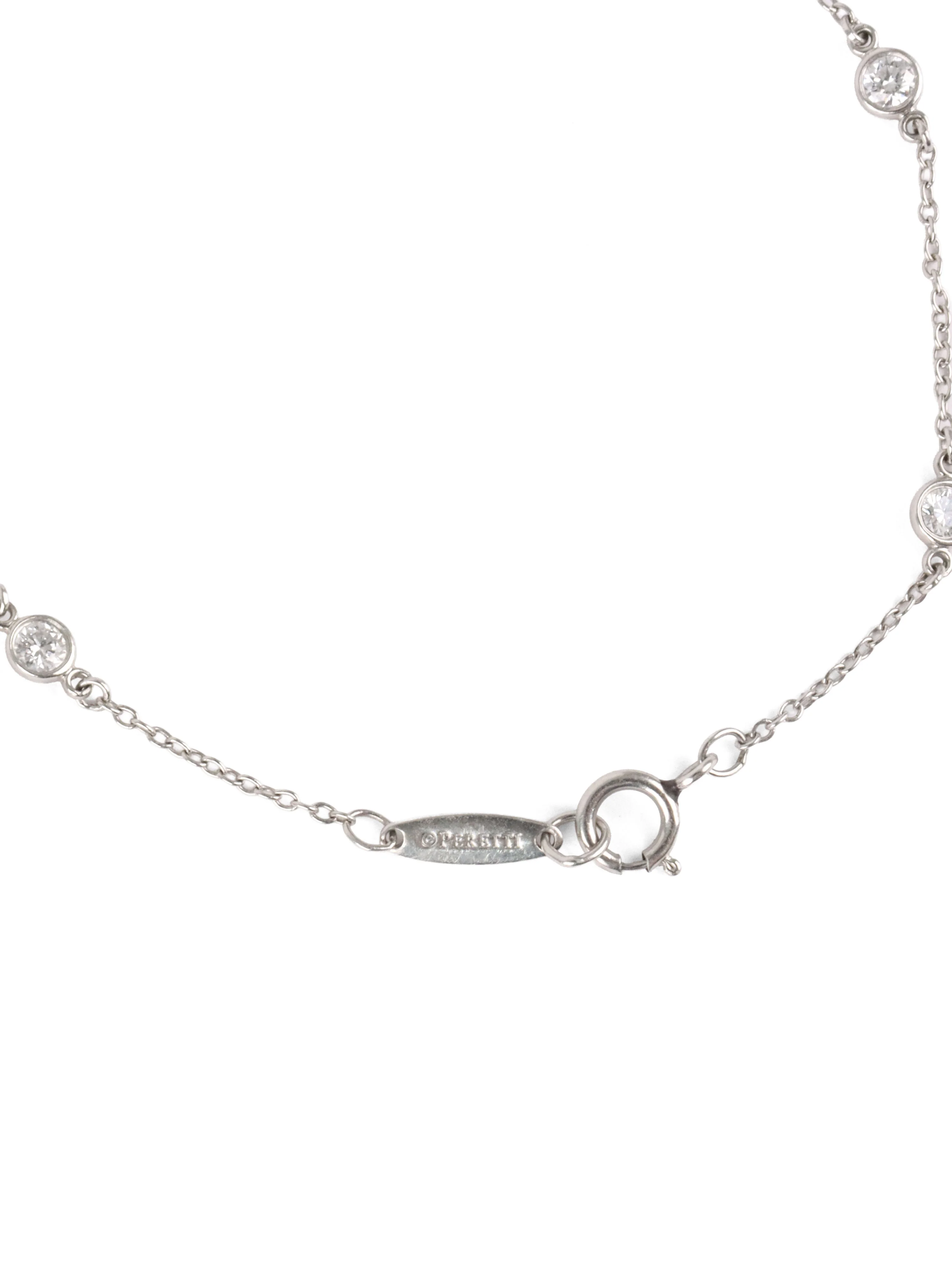 Tiffany & Co Elsa Peretti 6 Diamonds by the Yard Bracelet