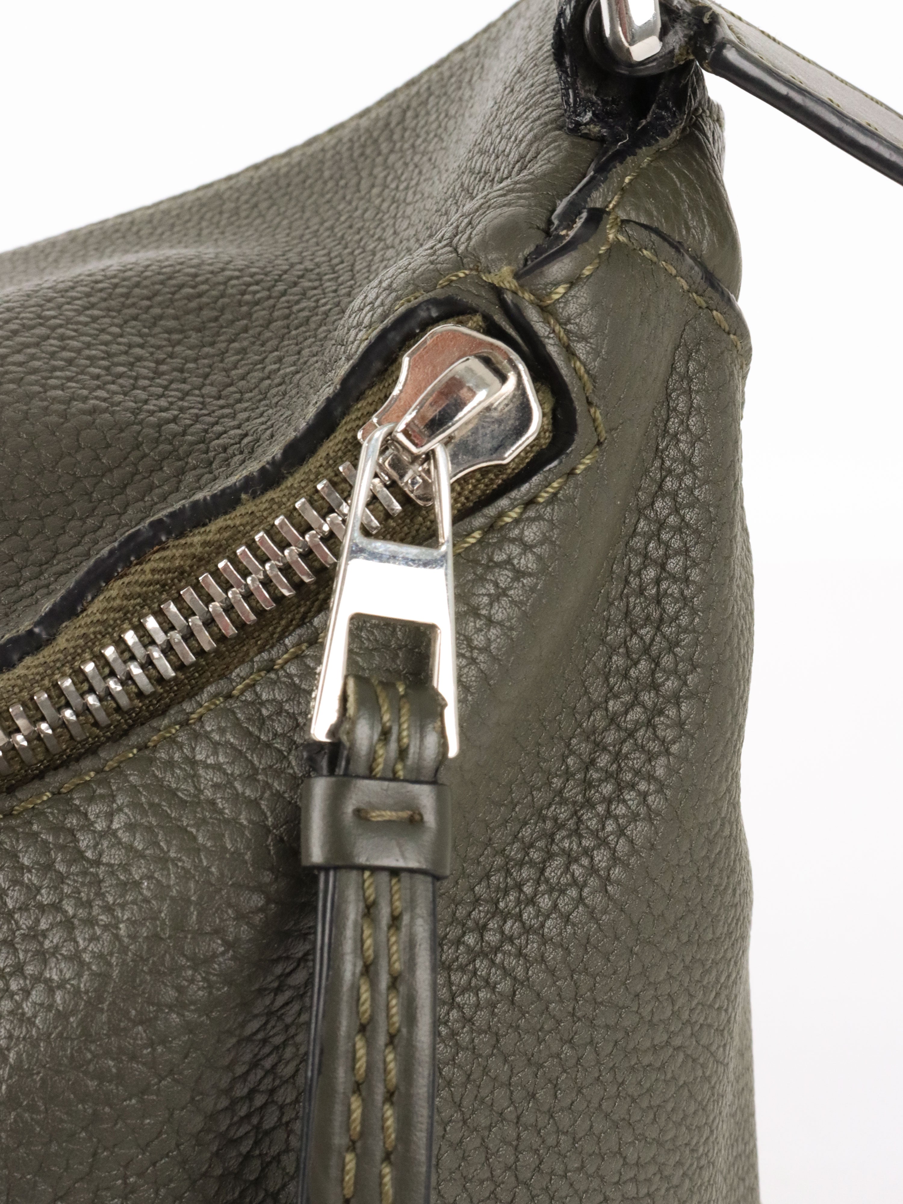 Loewe Deep Khaki Large Puzzle Bag