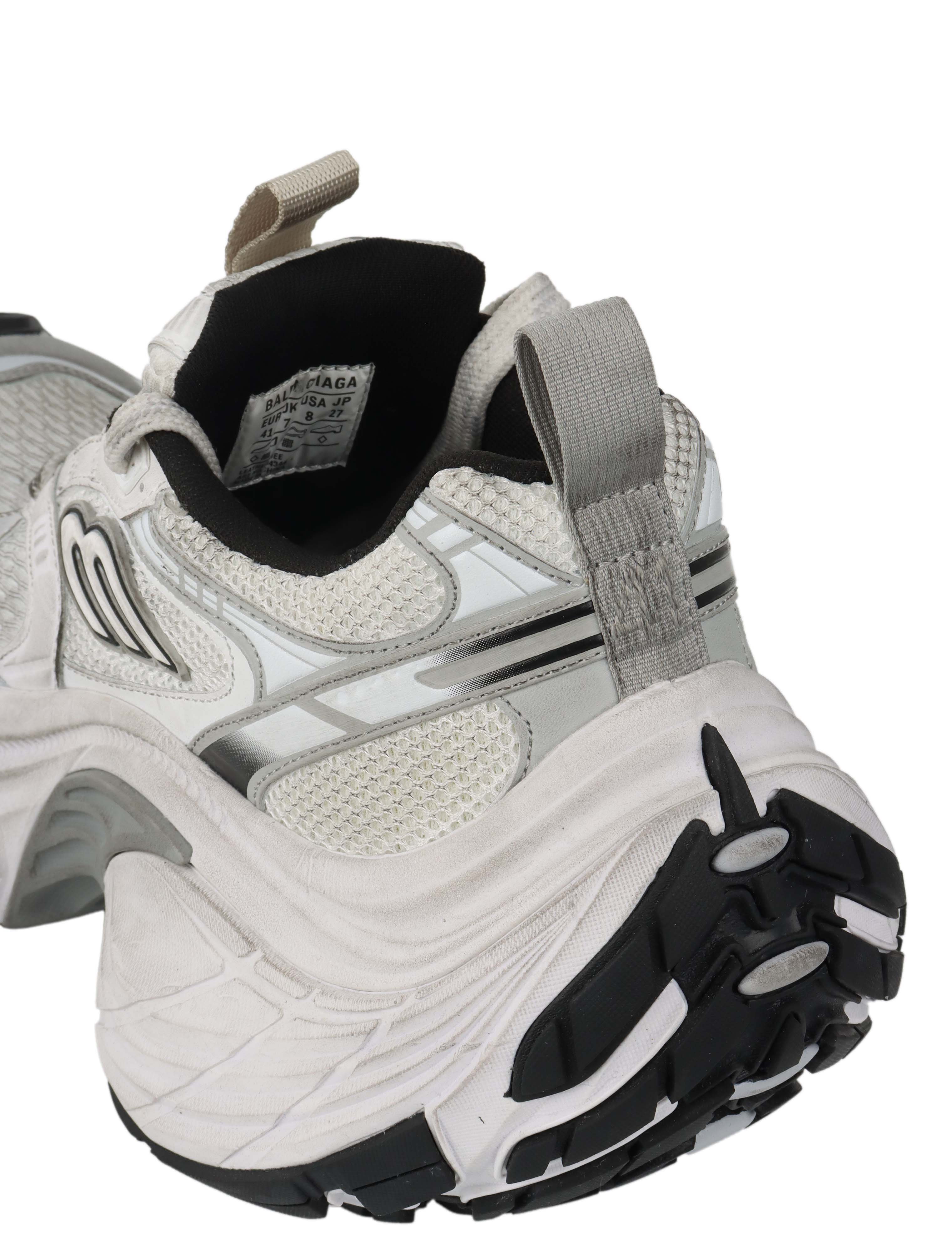Balenciaga White  Grey 10XL Sneakers.