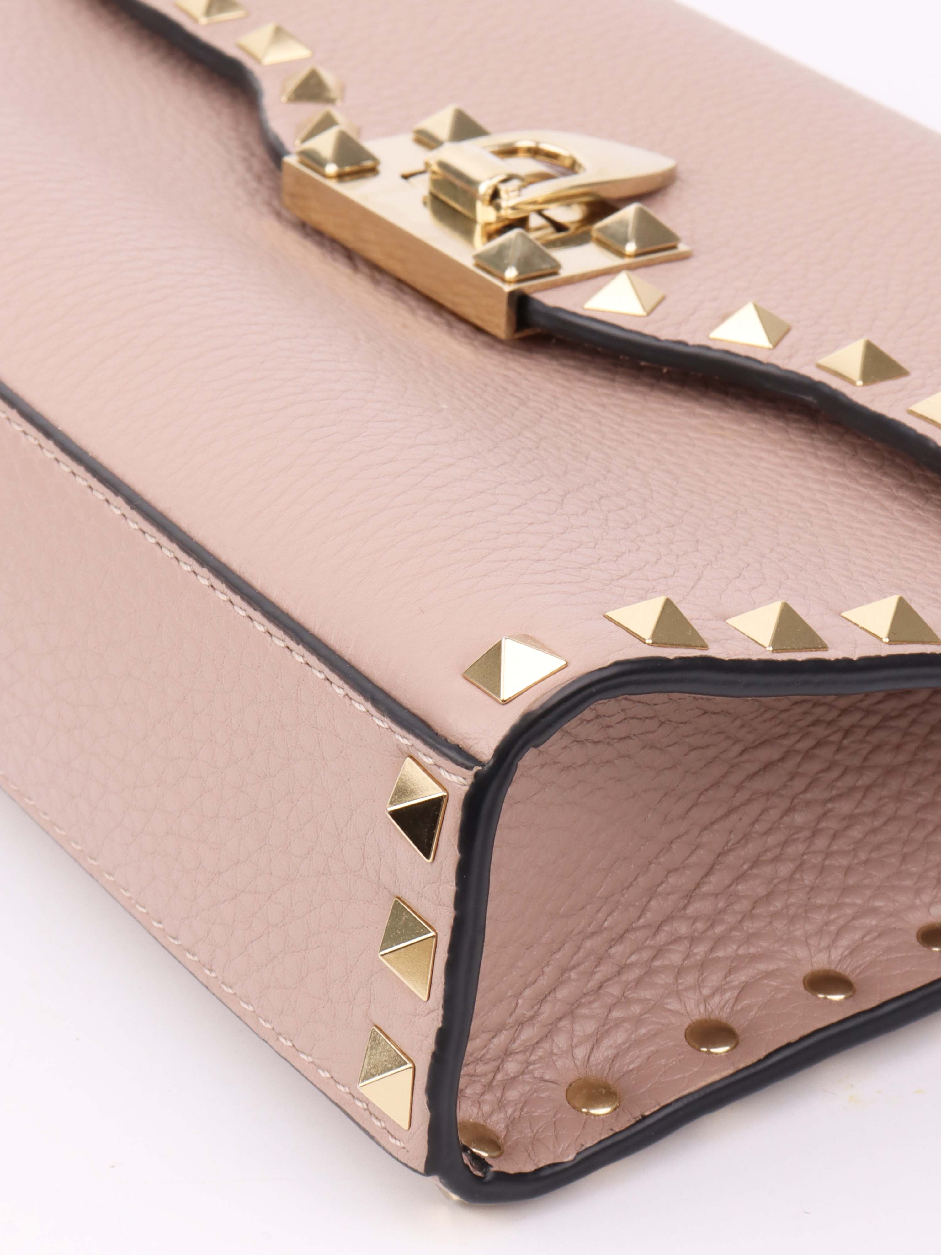 Valentino Dusty Pink Rockstud Crossbody Bag.