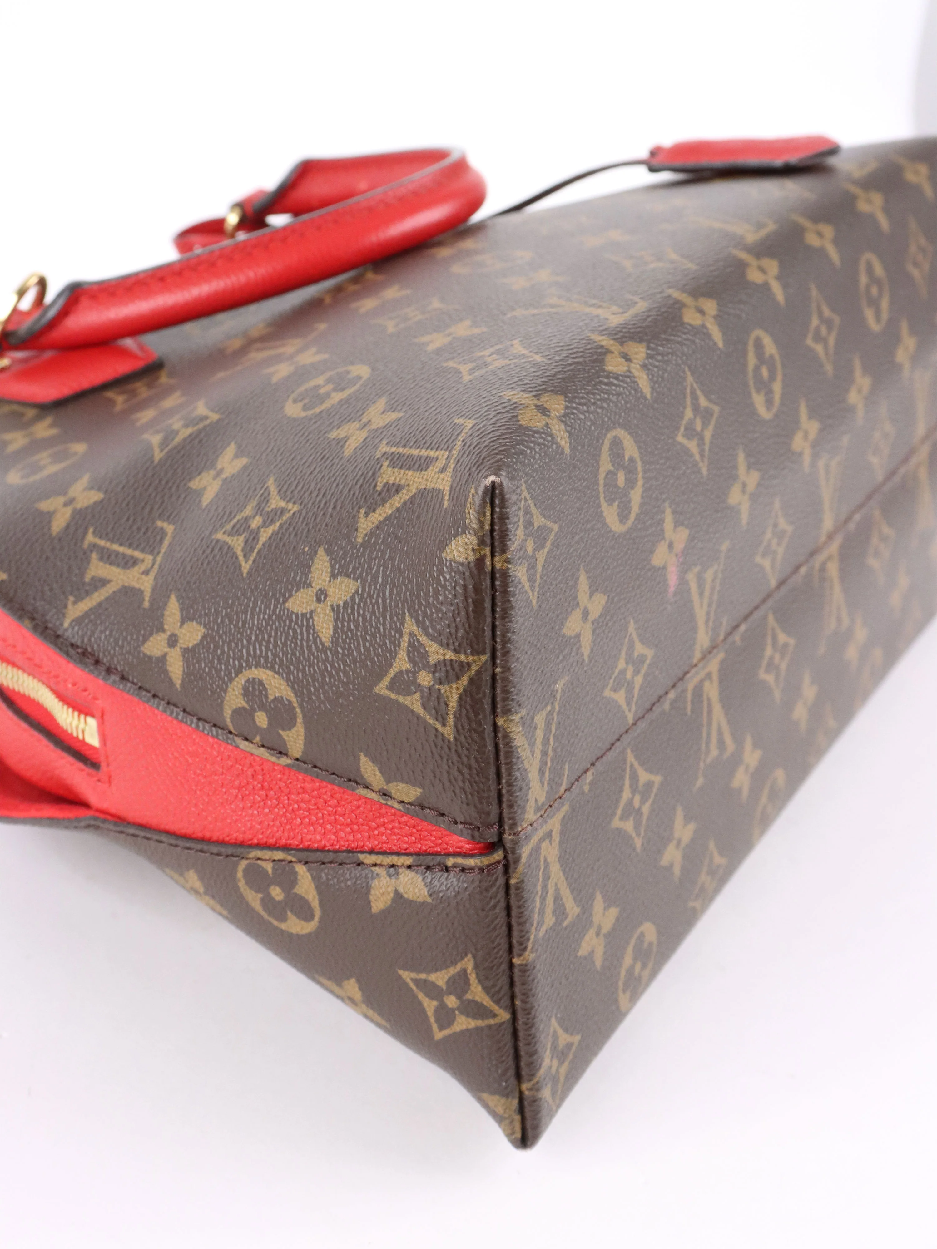 Louis Vuitton Red Monogram Cerise Alma BNB Bag