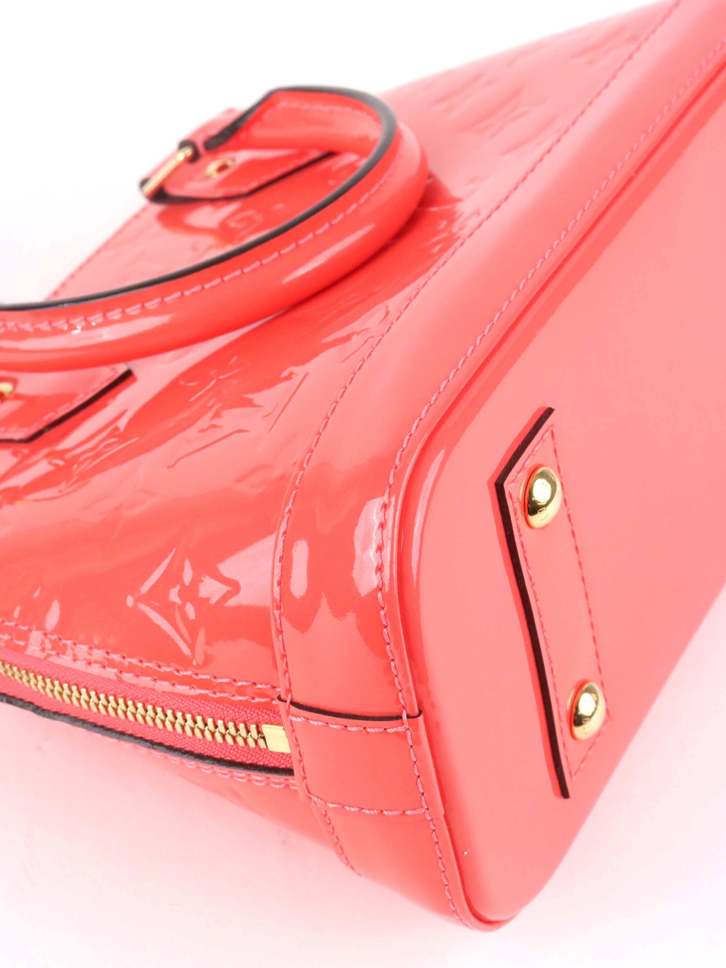 Louis Vuitton Rose Patent Alma BB
