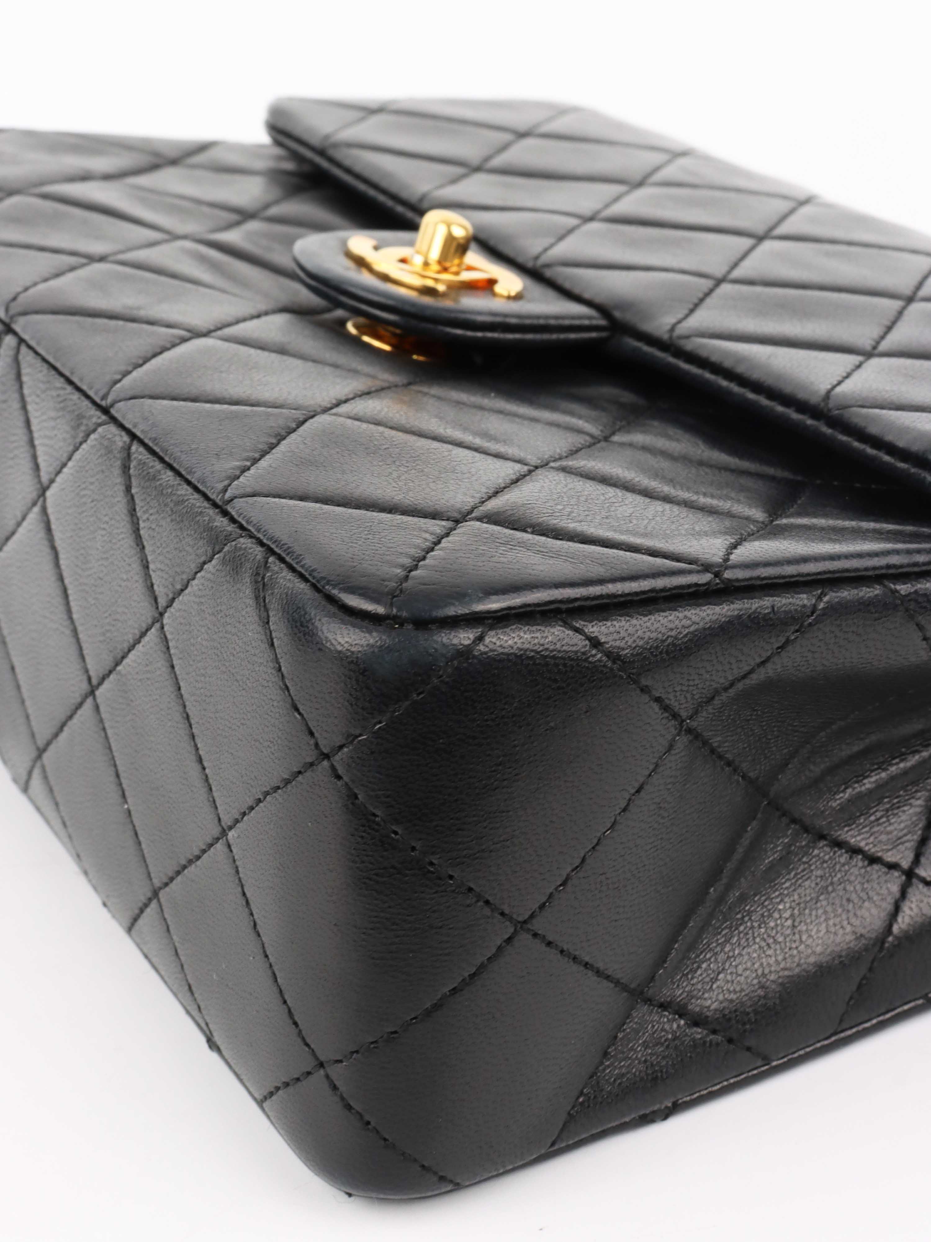 Chanel Black Vintage Lambskin Classic Flap.