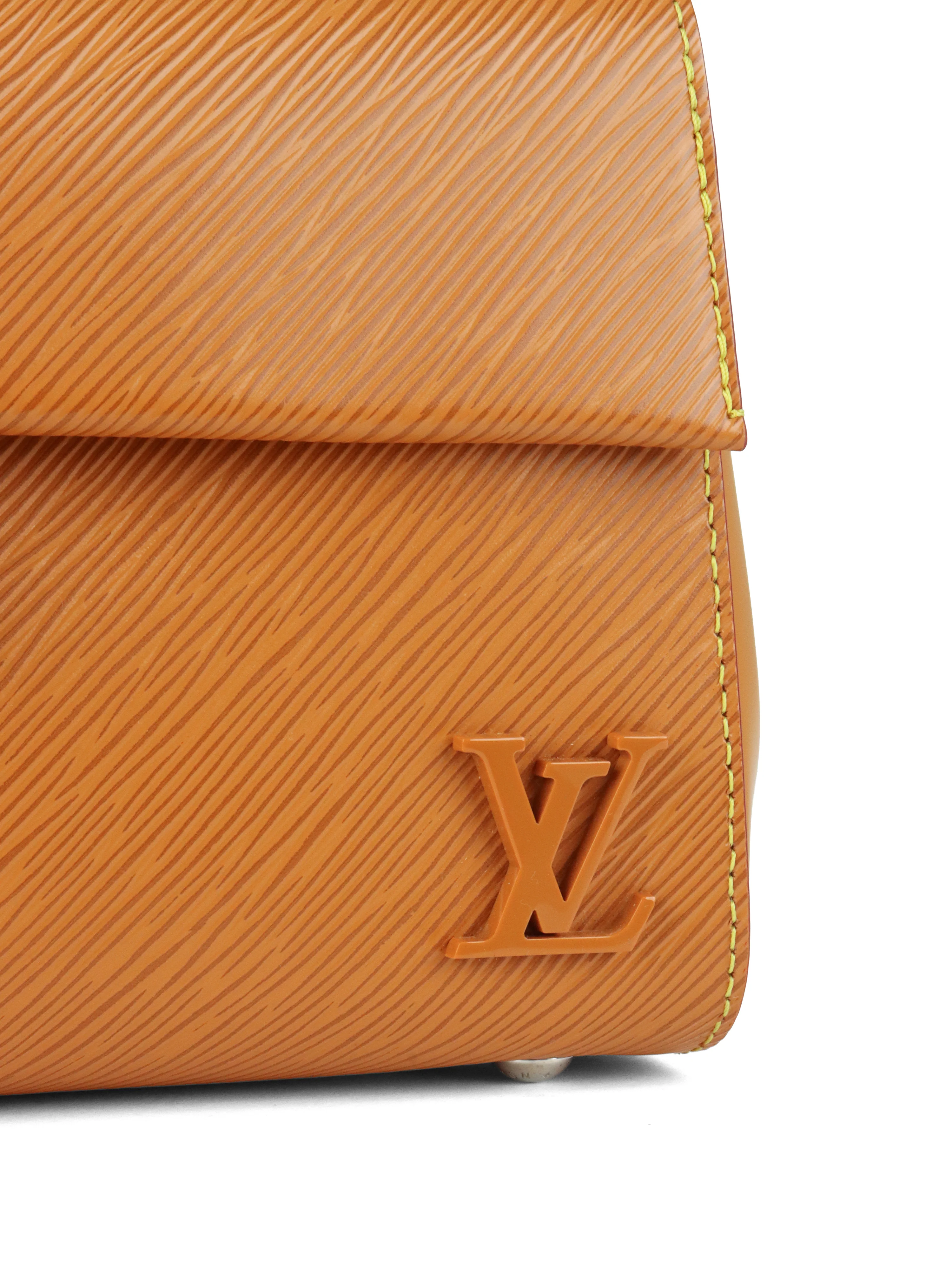 Louis Vuitton Gold Miel Epi Leather Cluny Mini Top Handle Bag