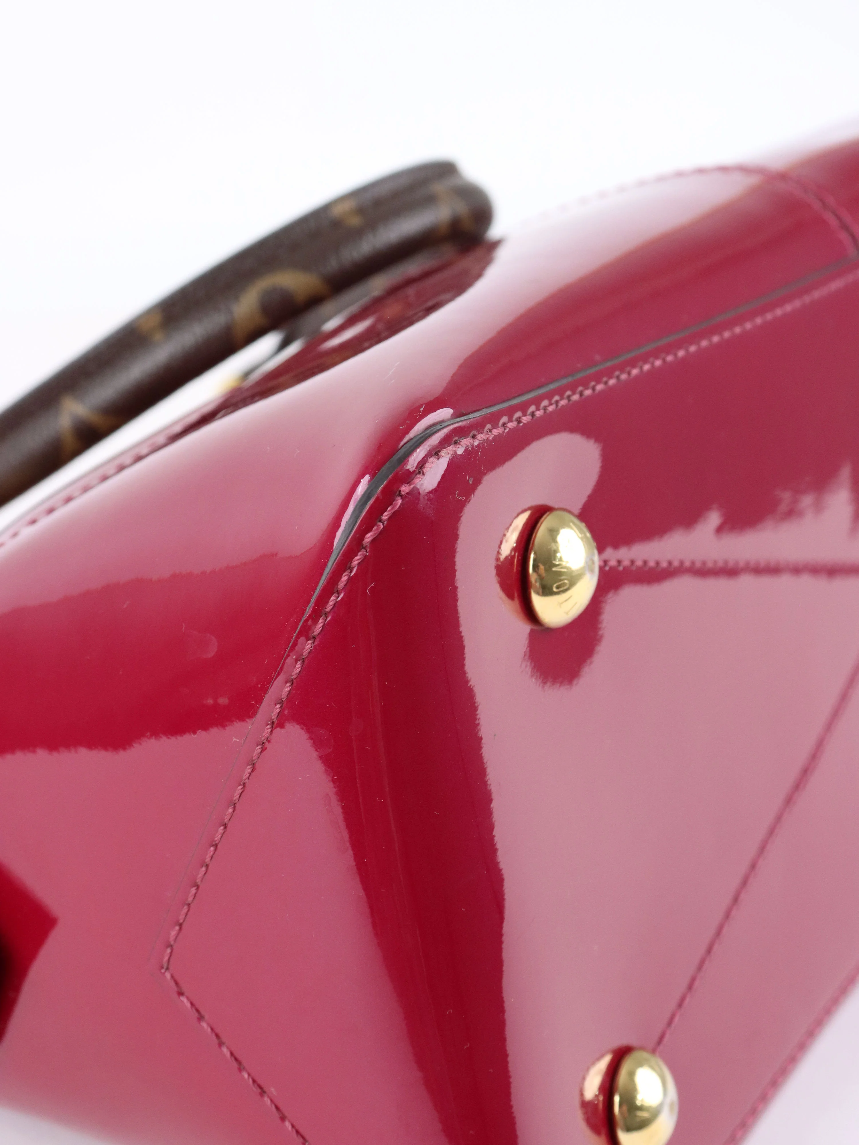 Louis Vuitton Magenta Pink Vernis Miroir Tote