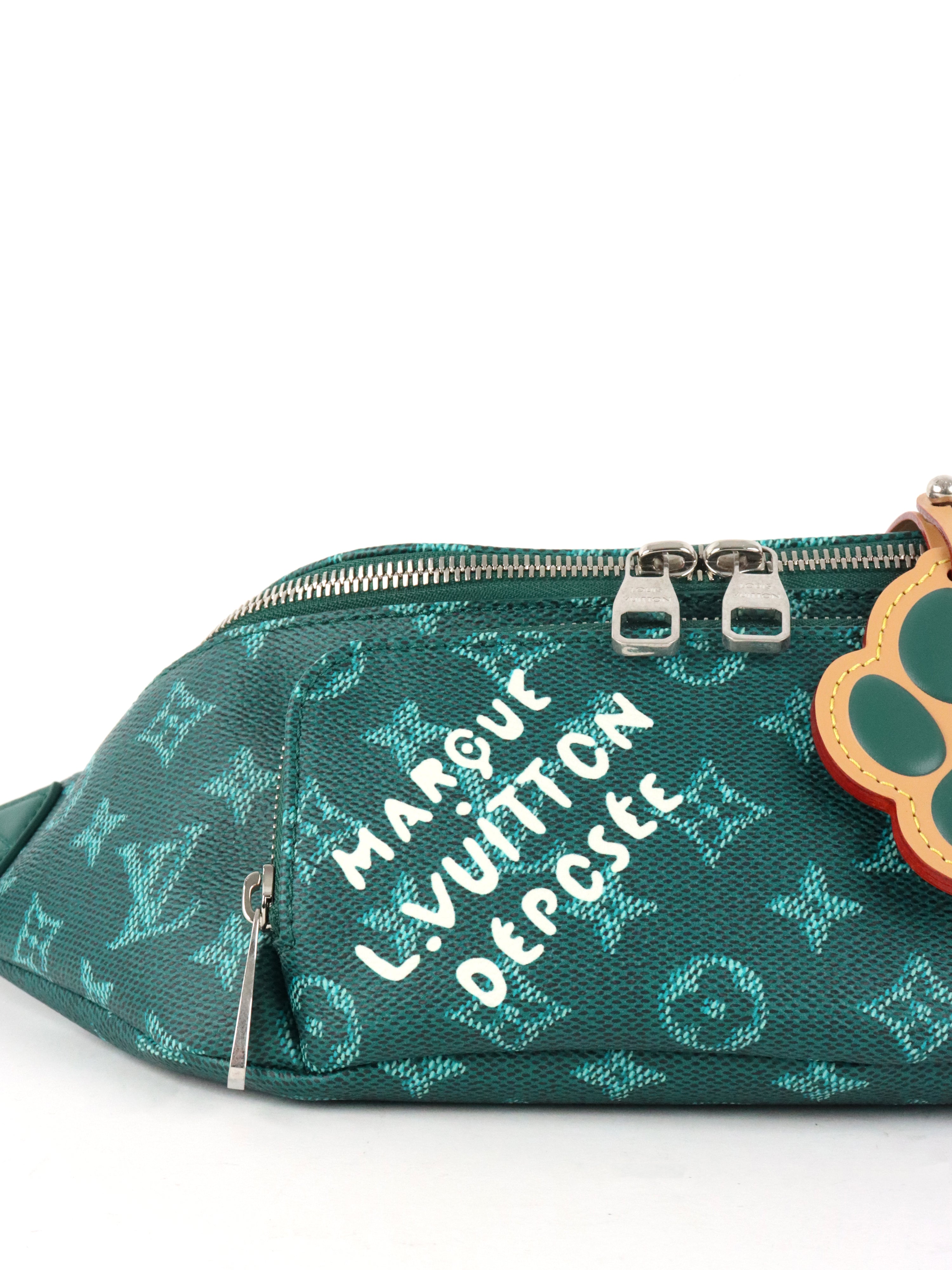 Louis Vuitton Deep Green Marque L.Vuitton Deposee Rush Bumbag