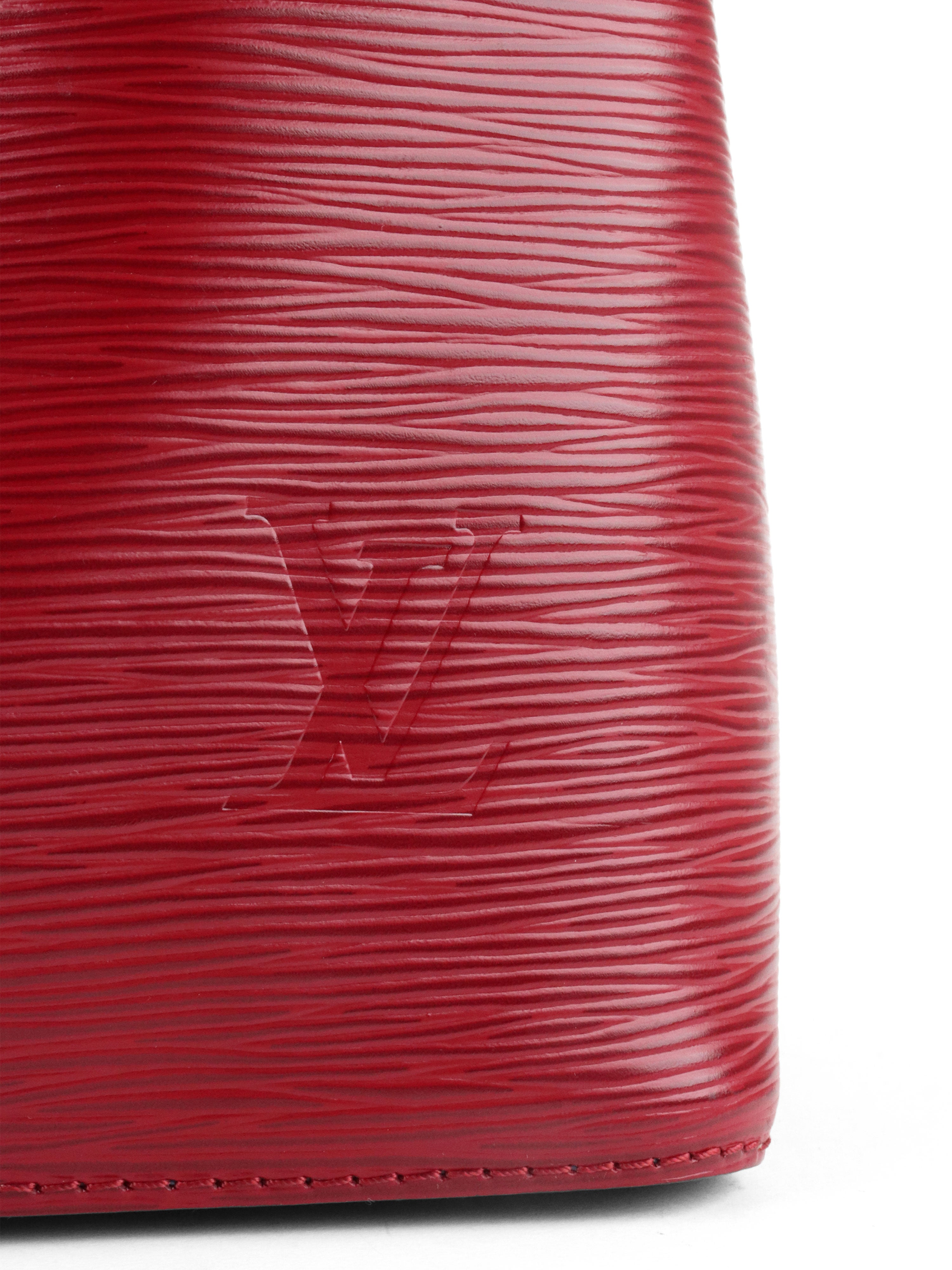 Louis Vuitton Red  Navy Epi Leather NeoNoe MM