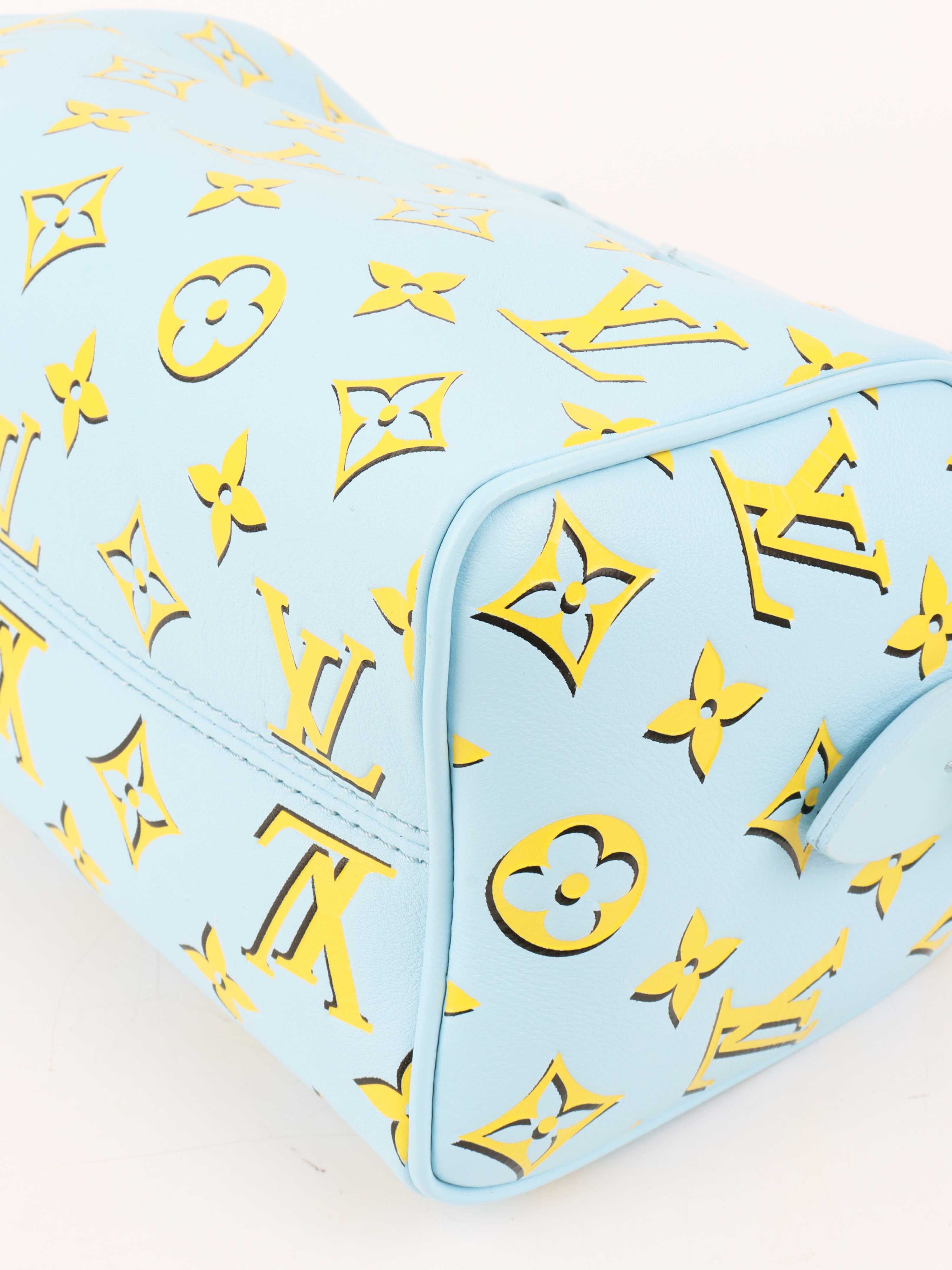 Louis Vuitton Baby Blue Speedy Bandouliere 20.