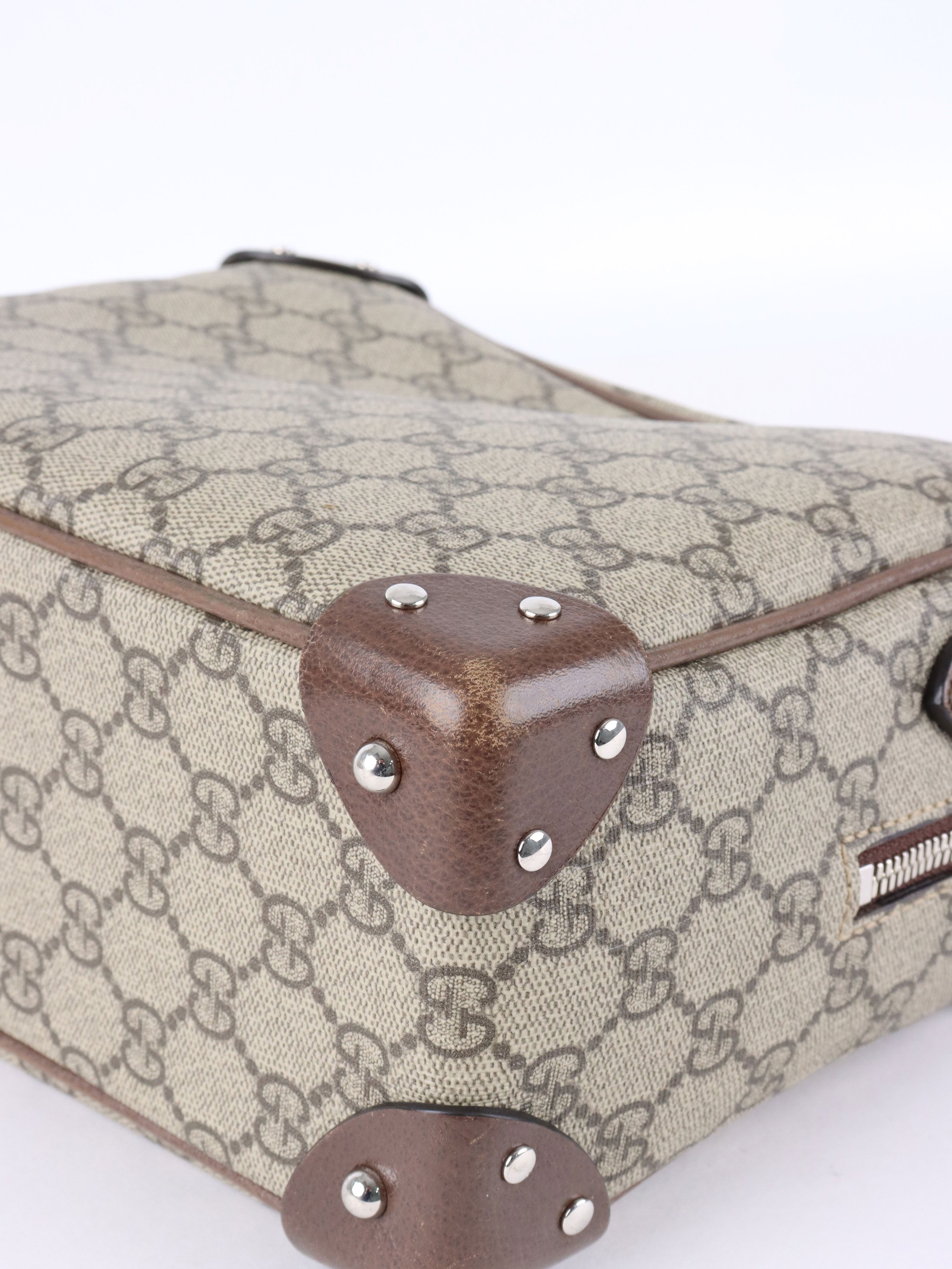 Gucci GG Ebony Canvas Trunk Shoulder Bag