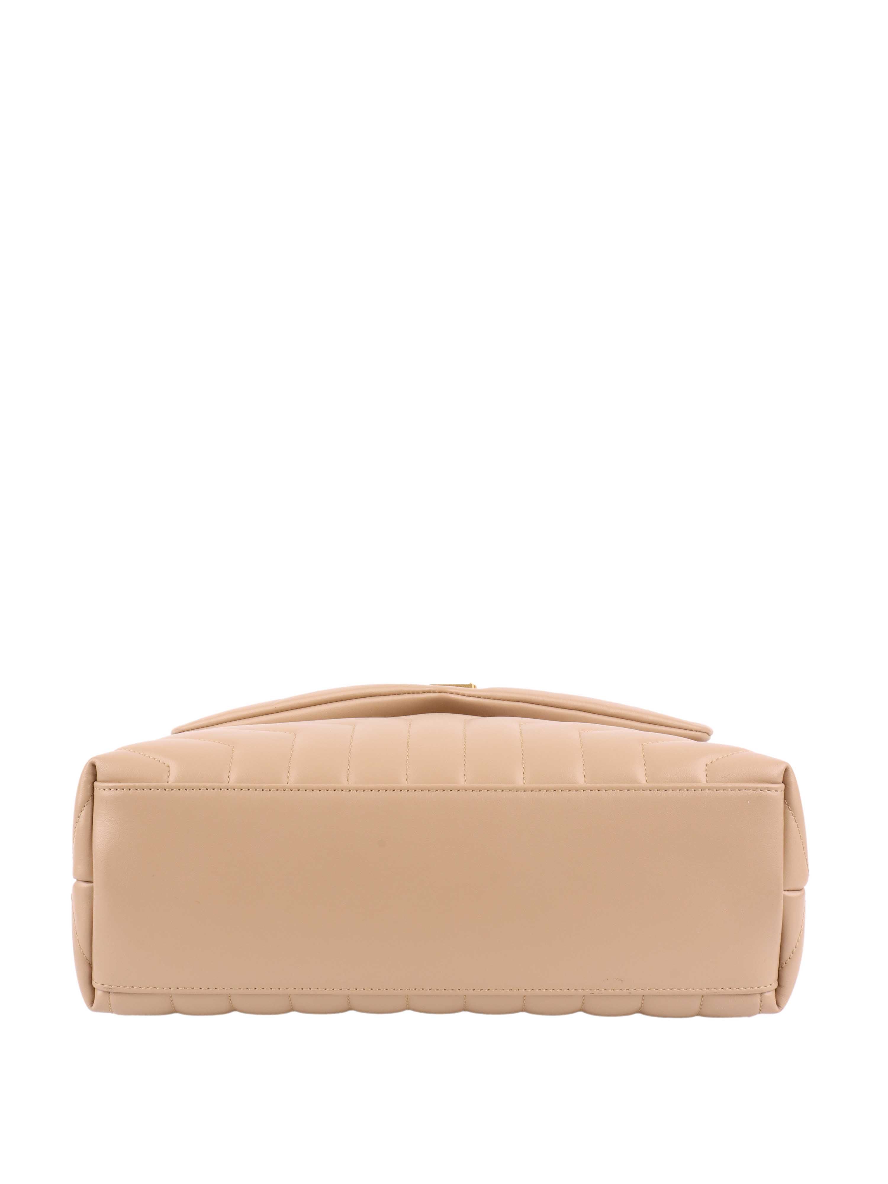 Saint Laurent Medium Beige Loulou Bag.