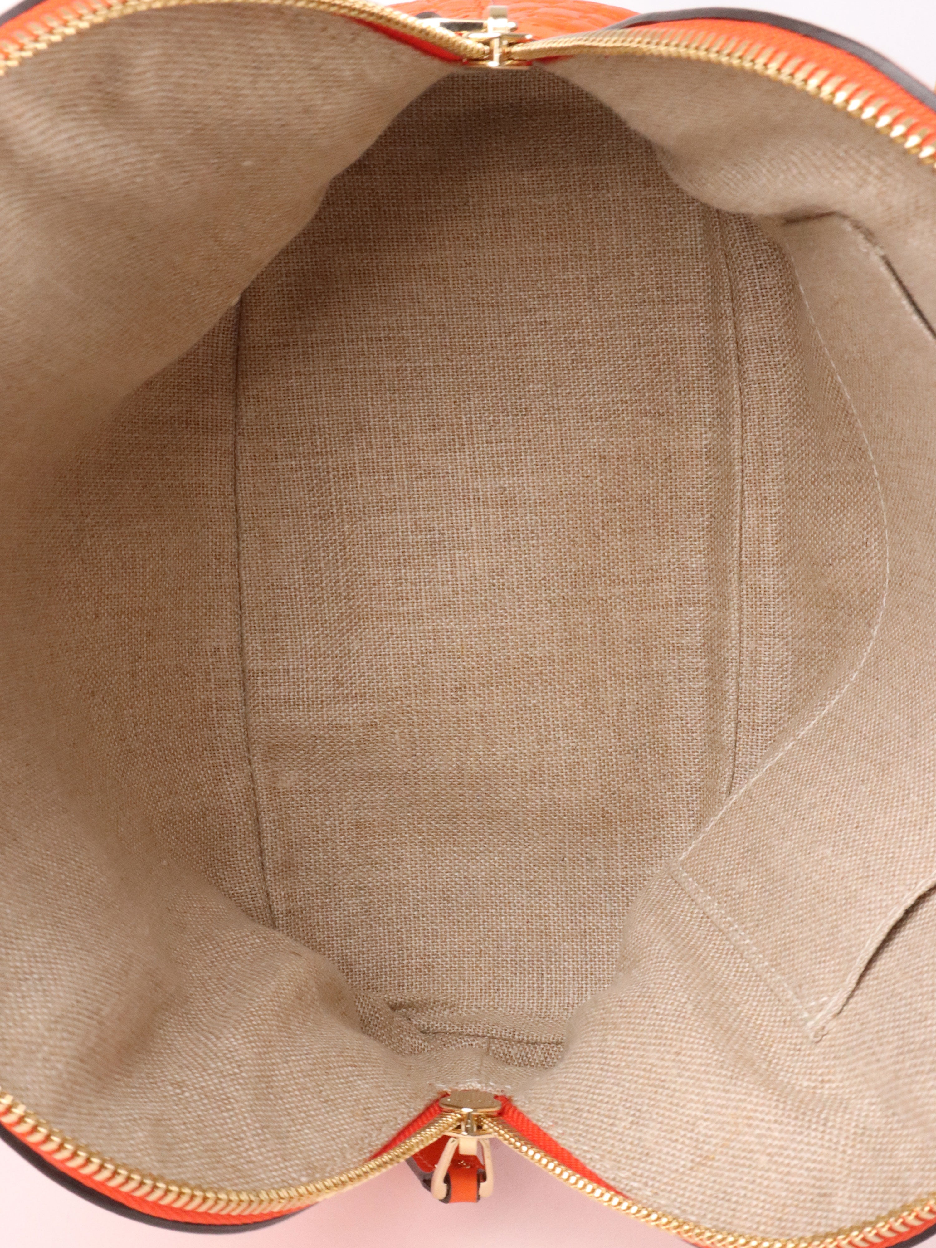 Gucci Orange Mini Microguccissima Dome Satchel Bag