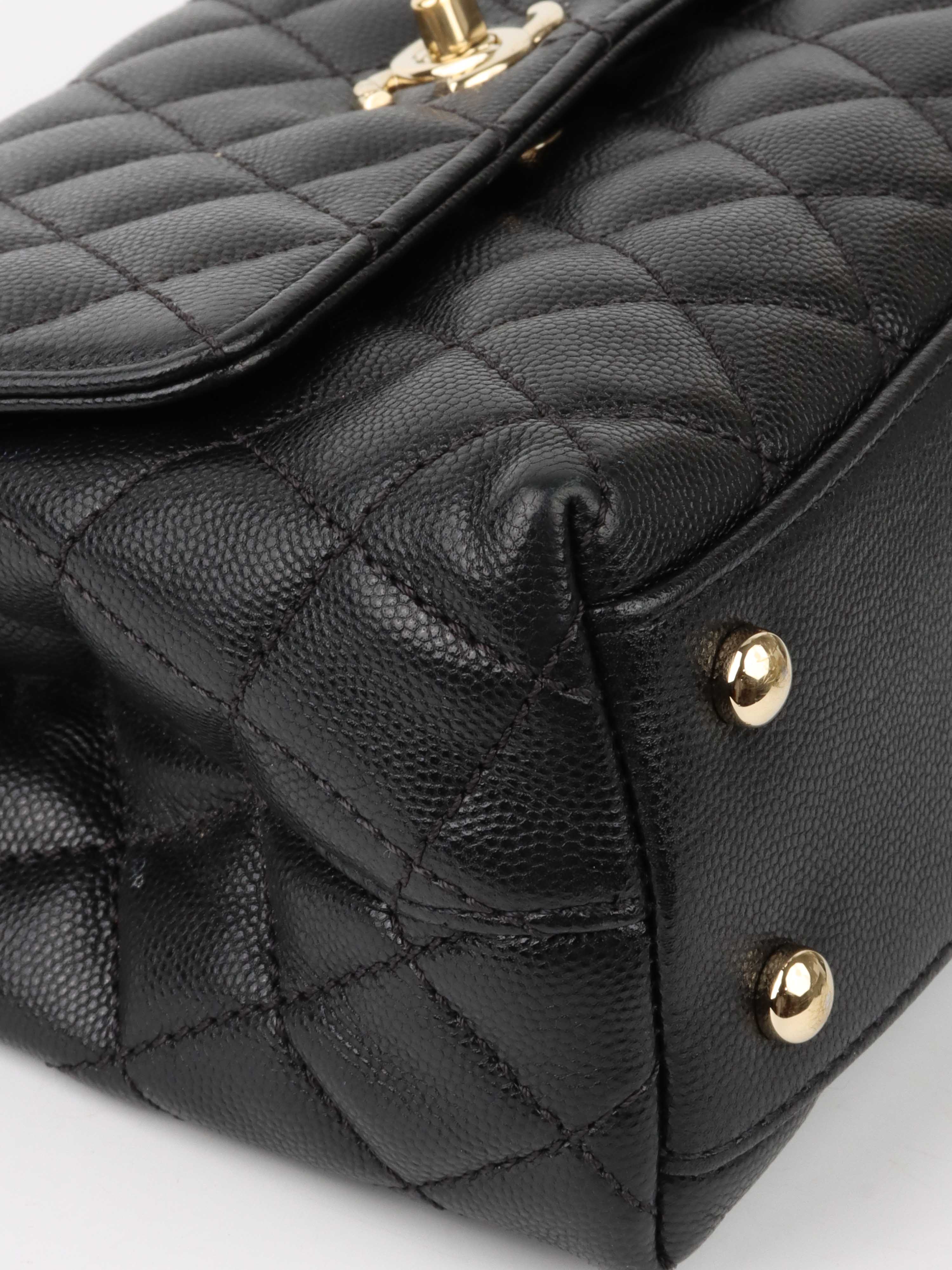 Chanel Black Coco Handle.