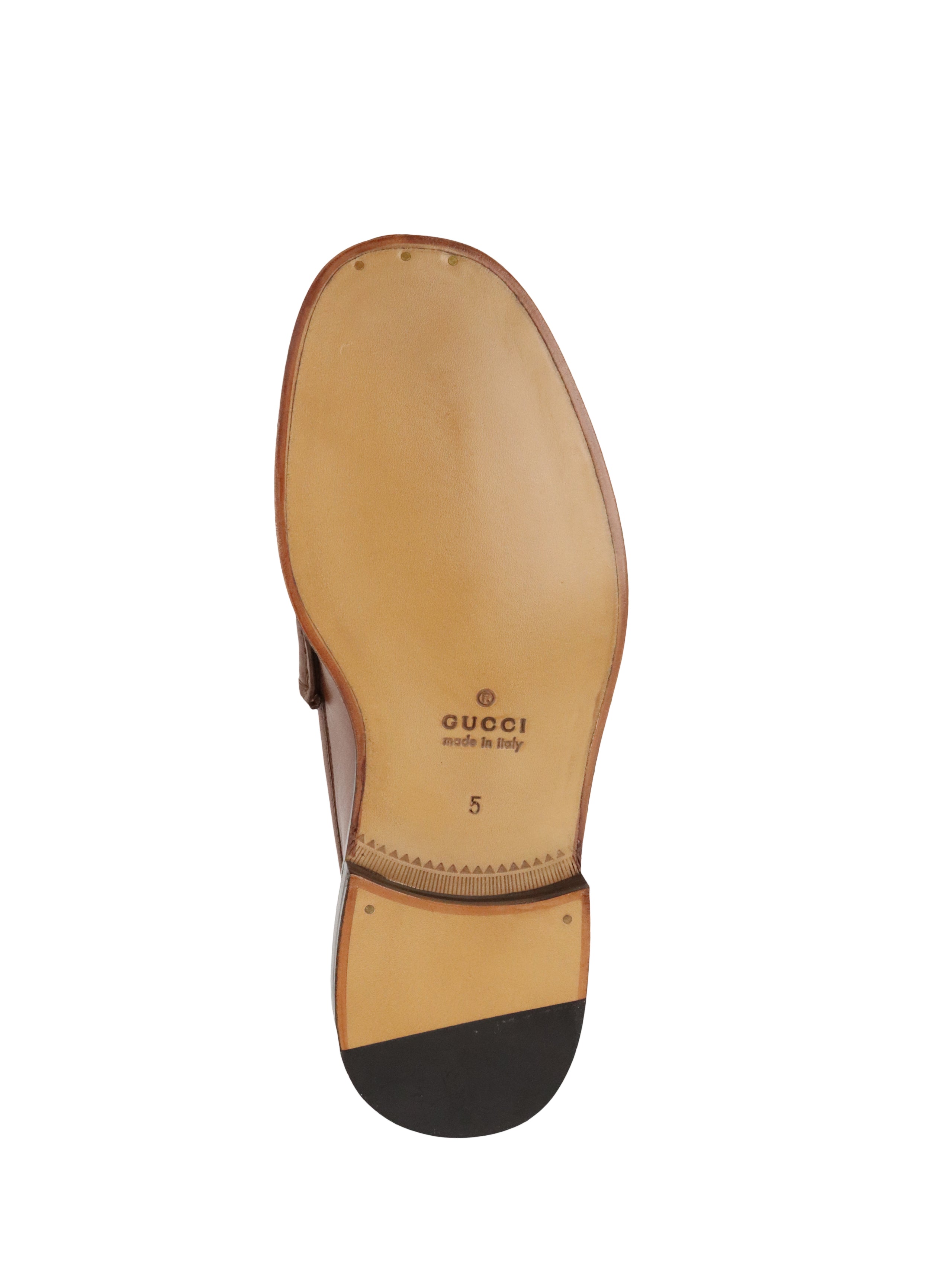 Gucci Mens Brown Horsebit Loafer size 5