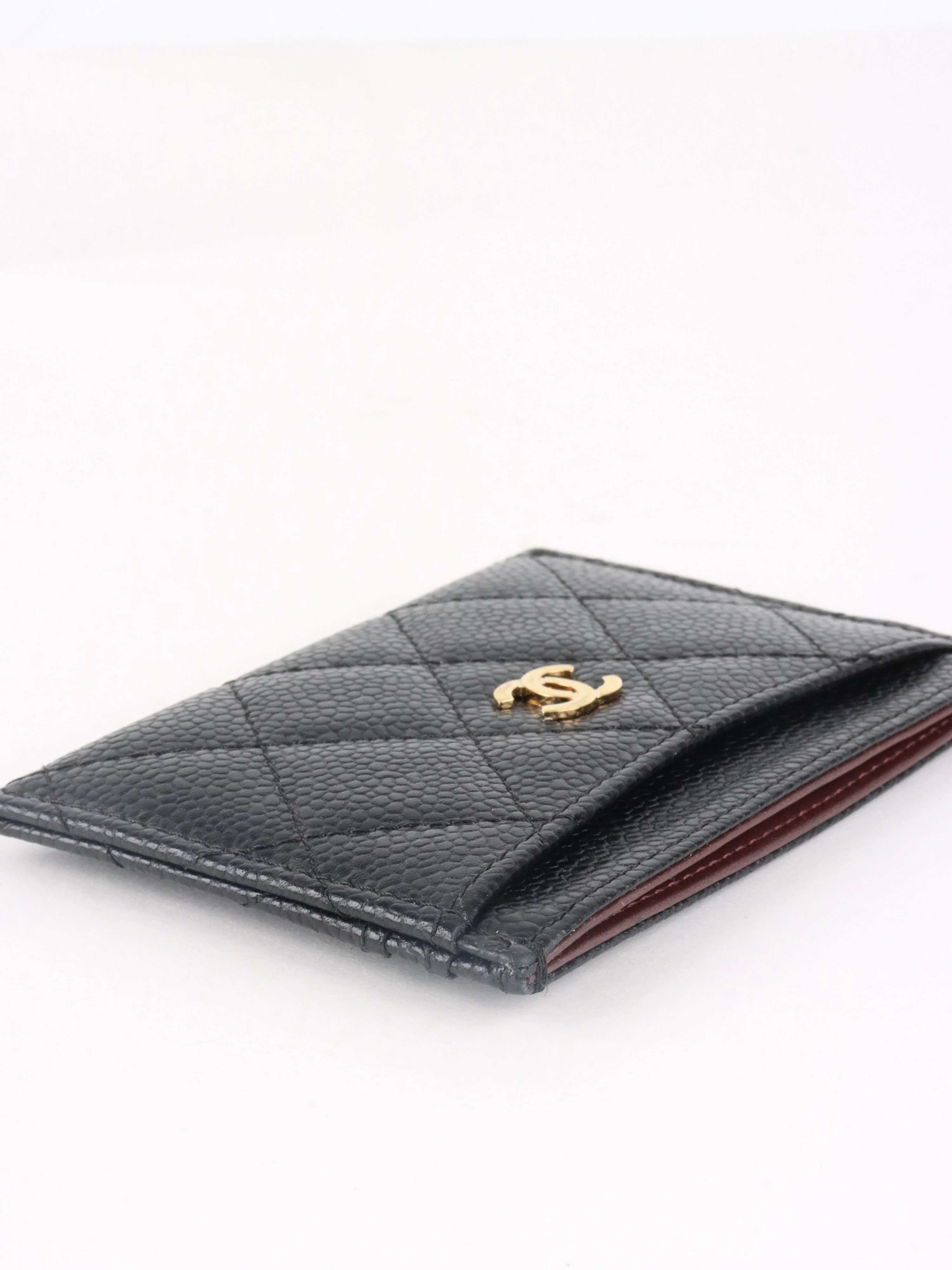 Chanel Black Caviar Classic Card Holder