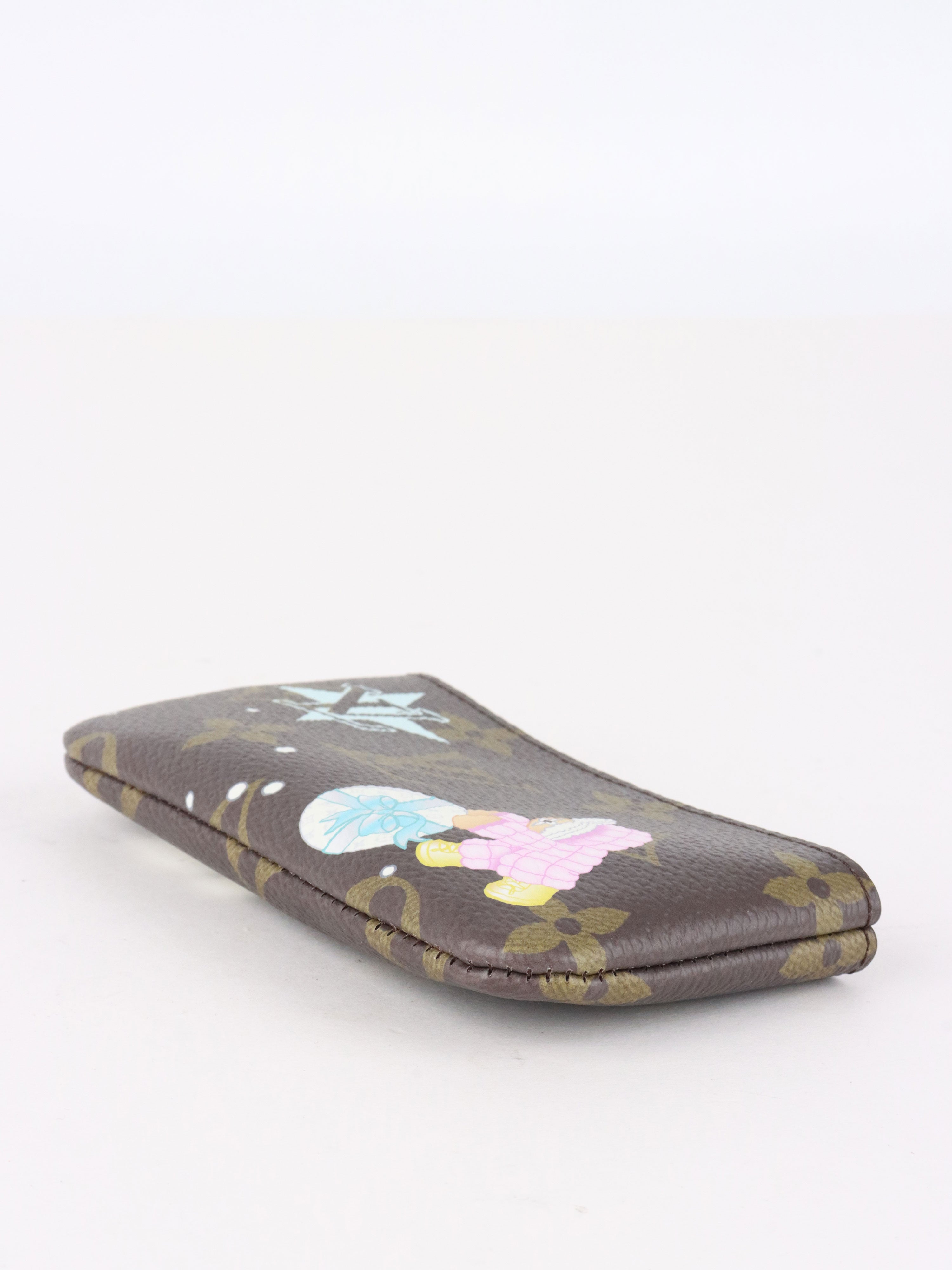 Louis Vuitton Azur Frost Christmas Animation Key Pouch
