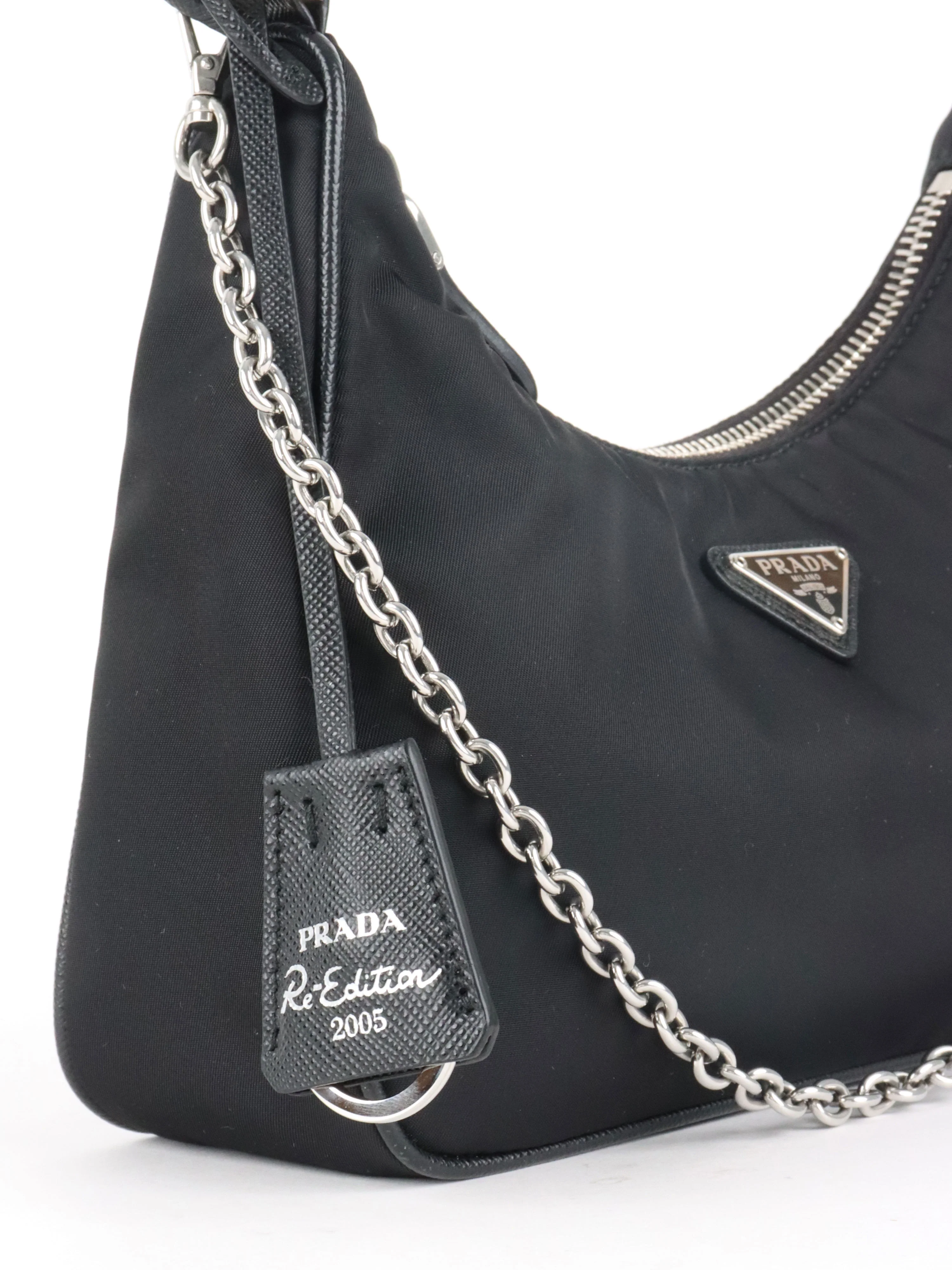 Prada Black Re-edition 2005 Re-Nylon Bag
